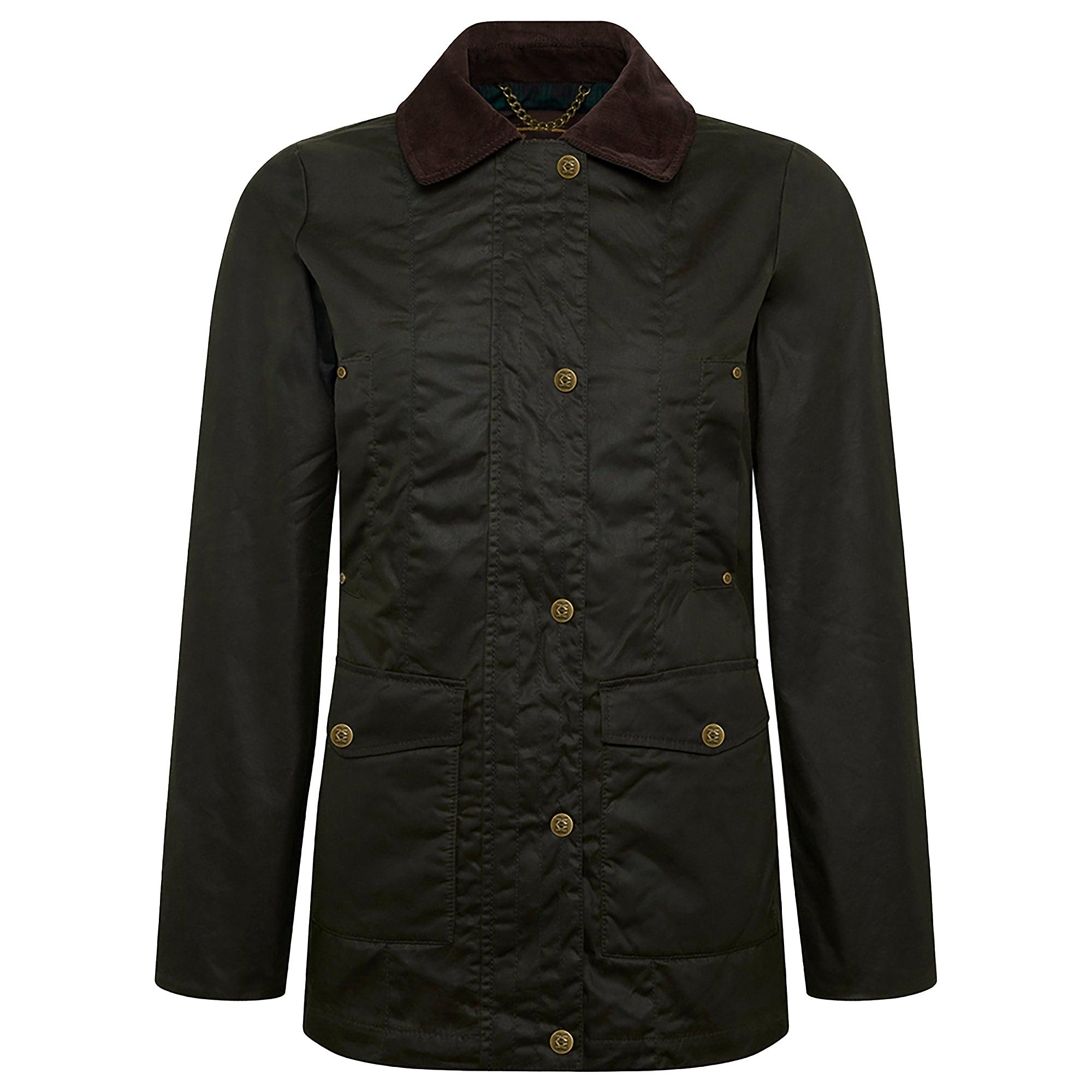 Product image 1 of 11 of Holland Cooper Women's Classic Waxed Jacket - Dark Olive