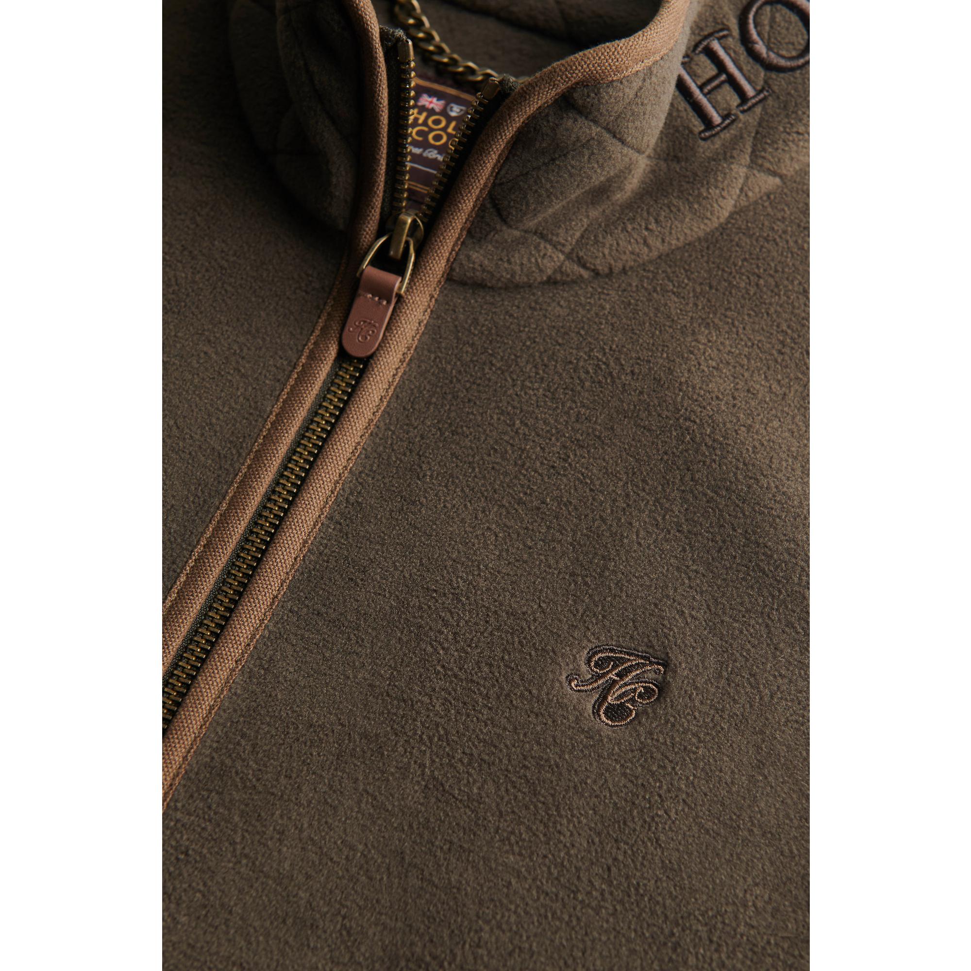 Product image 9 of 10 of Holland Cooper Women's Country Longline Fleece Gilet - Khaki