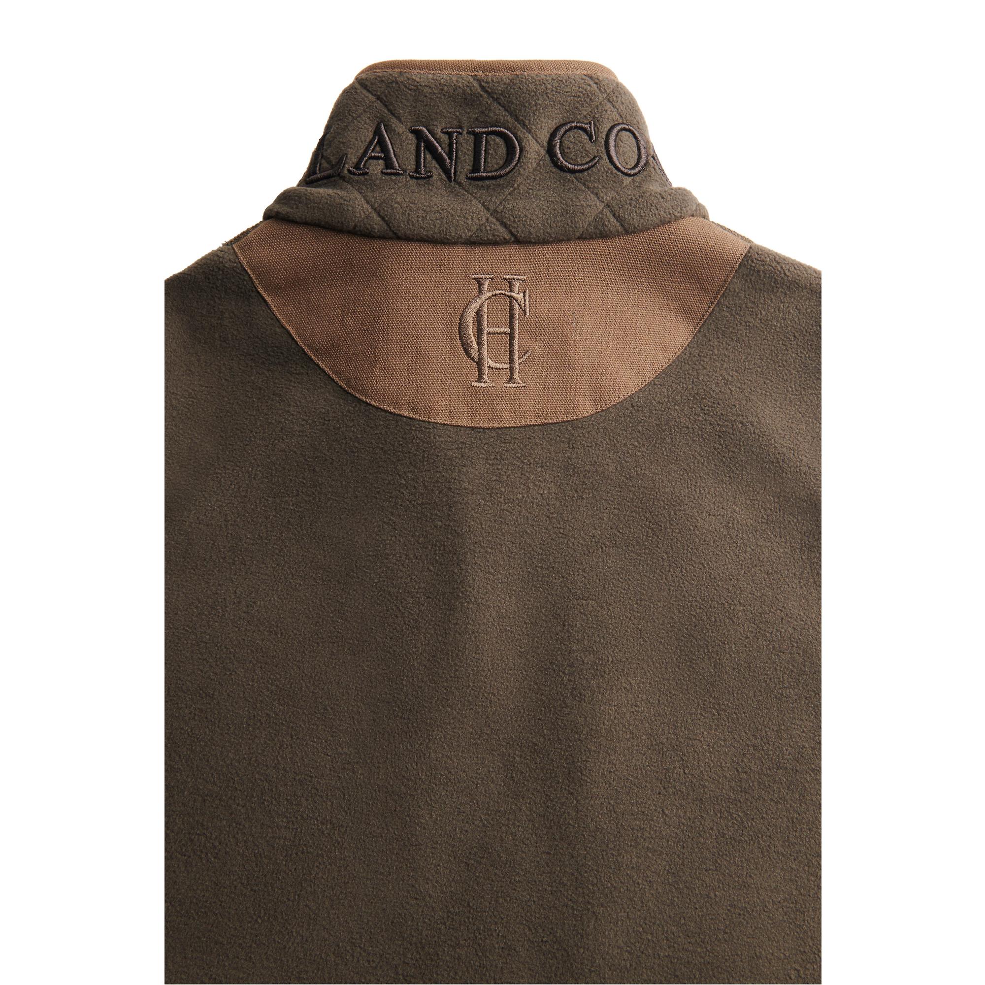 Product image 10 of 10 of Holland Cooper Women's Country Longline Fleece Gilet - Khaki