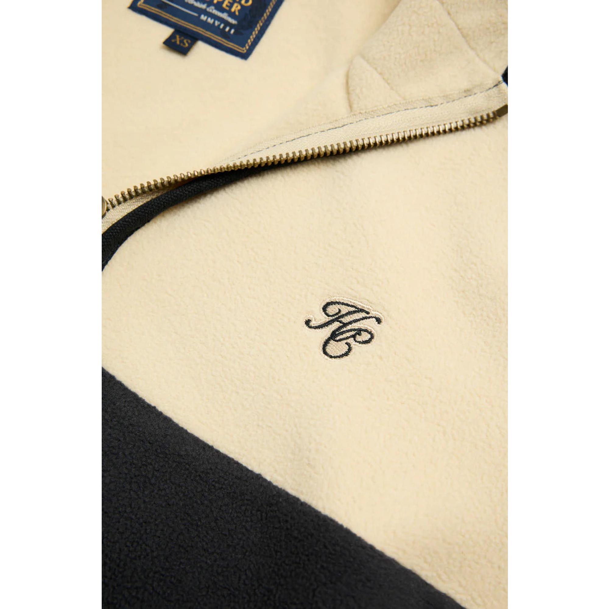 Product image 8 of 9 of Holland Cooper Women's Country Quarter Zip Jacket - Ecru Navy