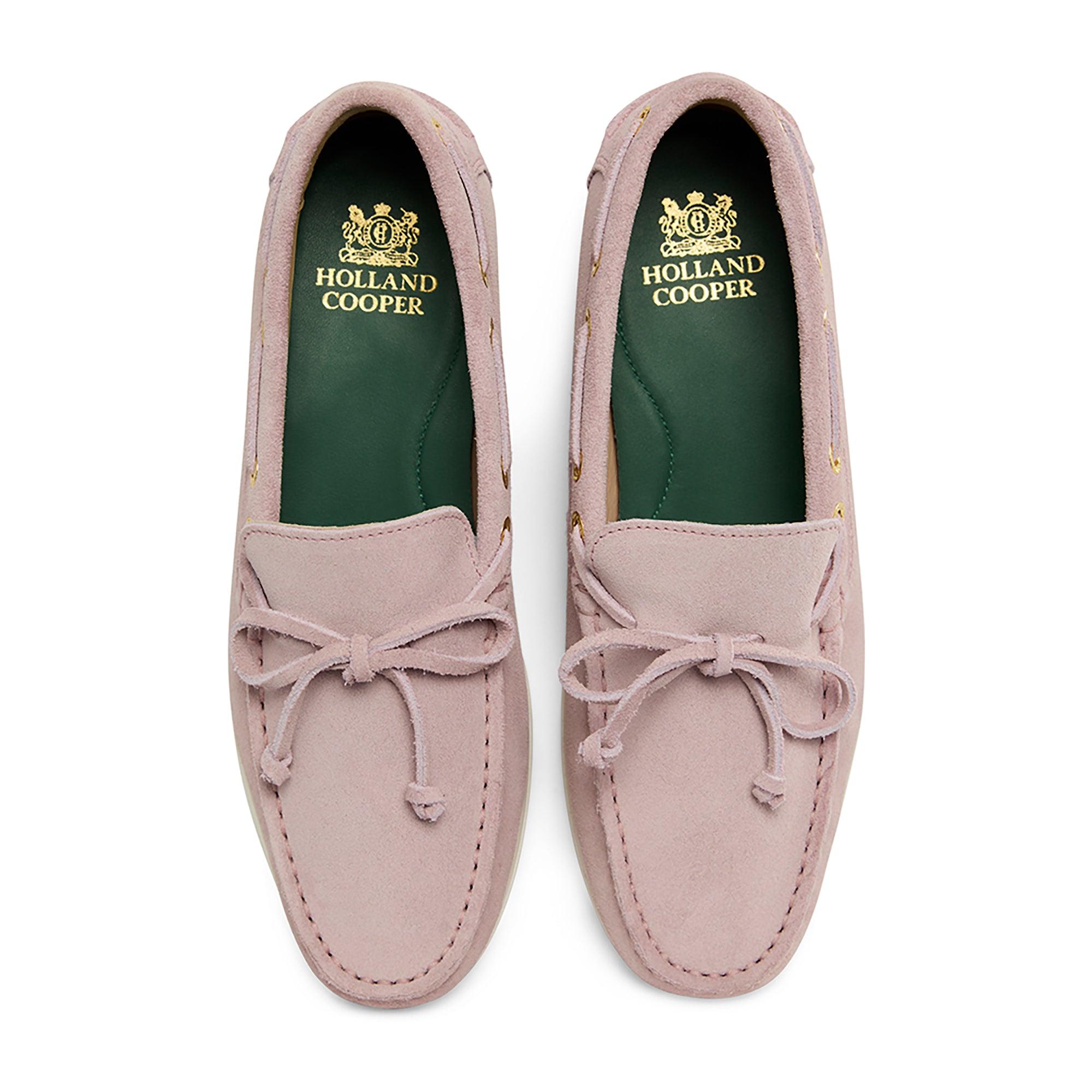 Product image 5 of 8 of Holland Cooper Women's Deck Shoes - Blush Suede