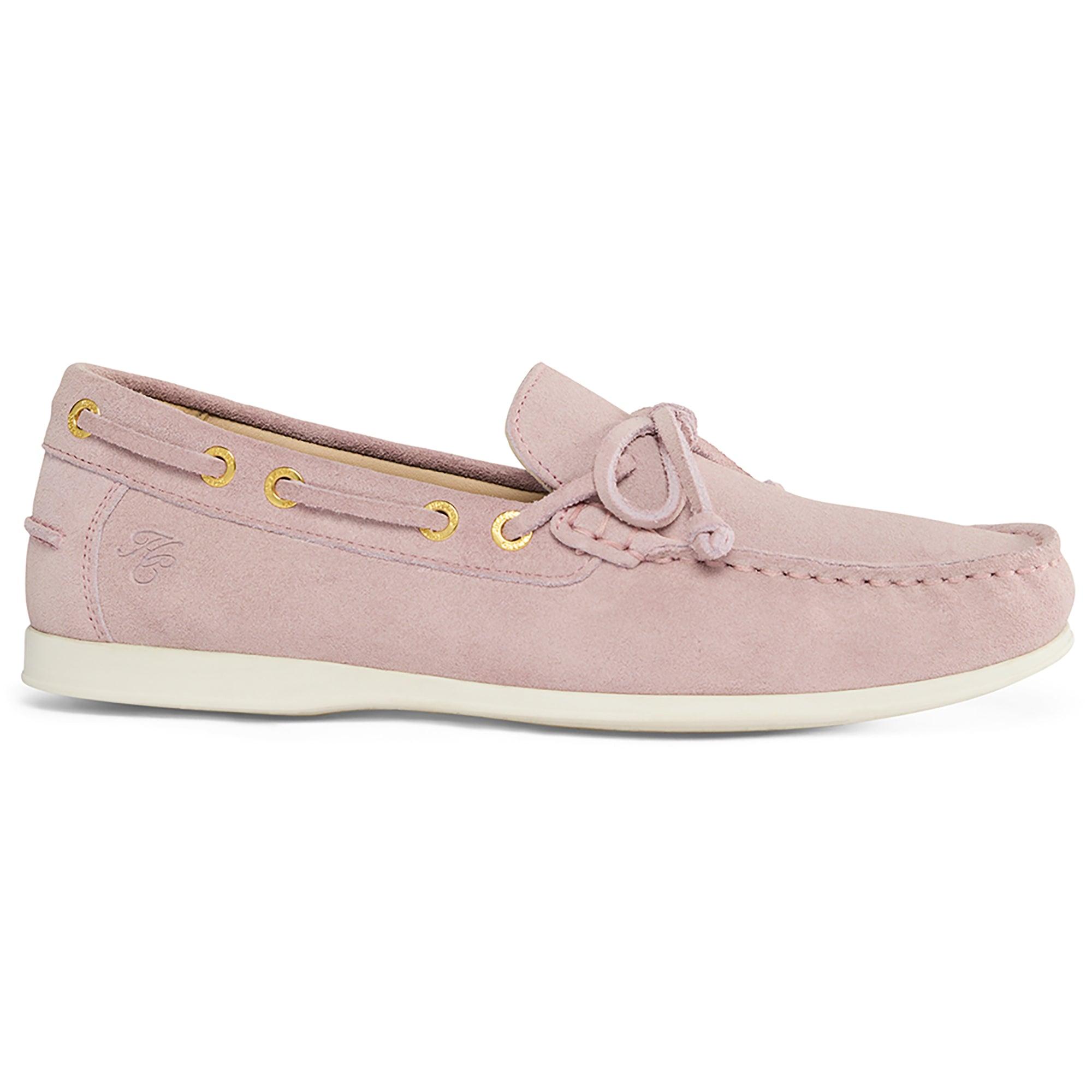 Product image 1 of 8 of Holland Cooper Women's Deck Shoes - Blush Suede