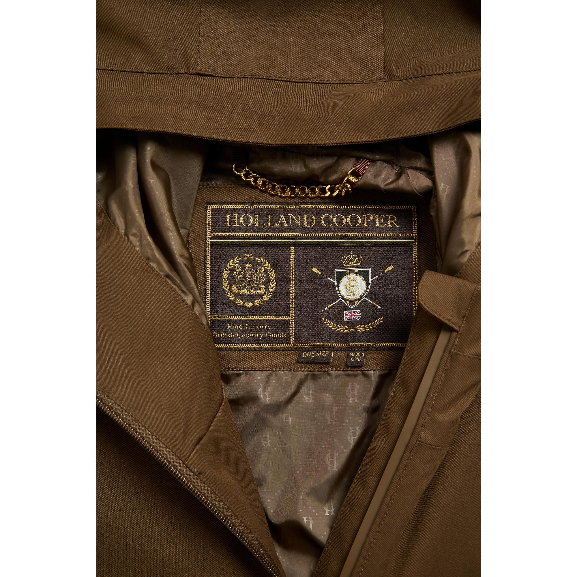 Product image 10 of 12 of Holland Cooper Women's One-Size Lightweight Waterproof Parka - Chestnut