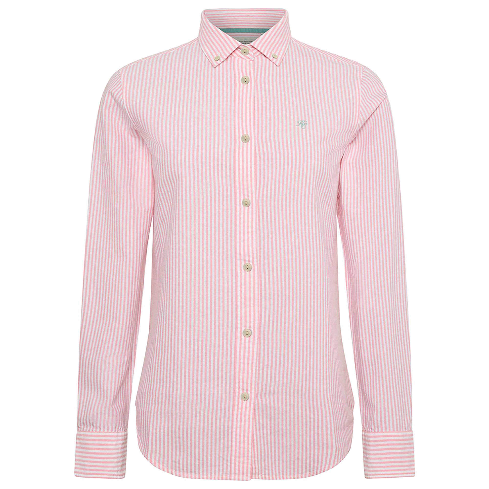 Product image 1 of 16 of Holland Cooper Women's Oxford Shirt - City Pink Stripe