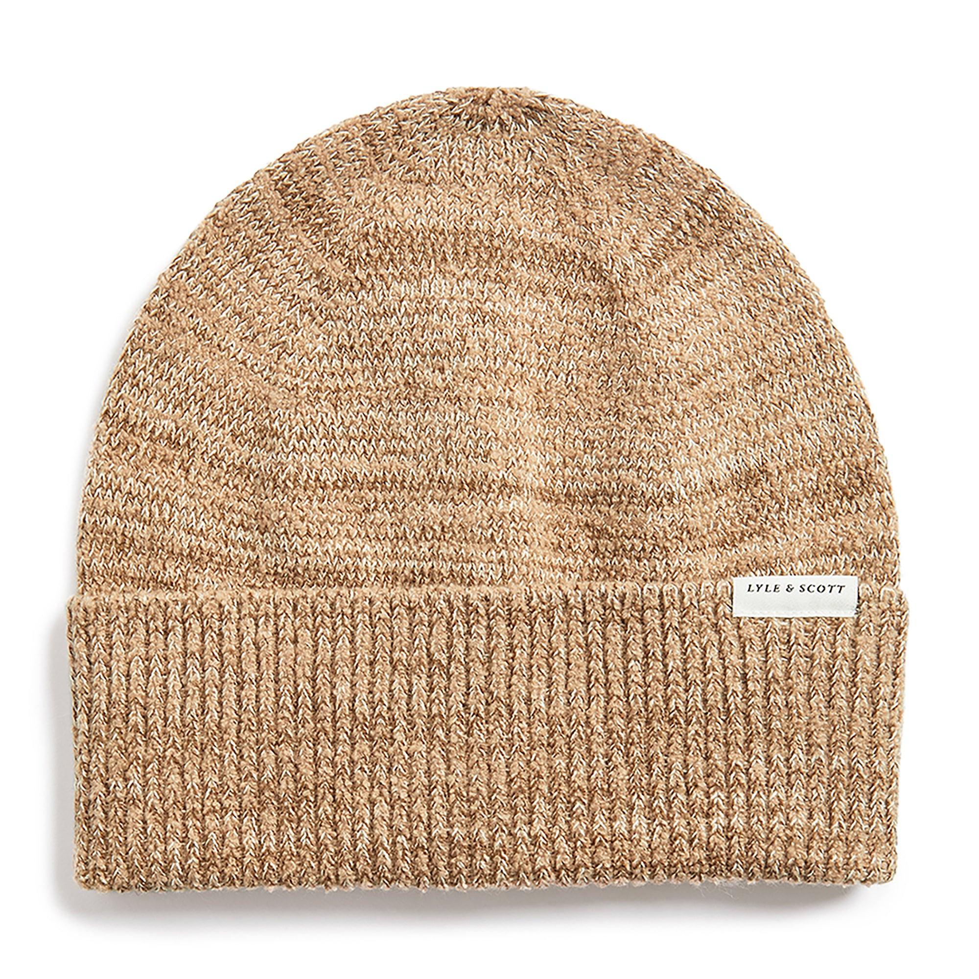 Product image 1 of 3 of Lyle & Scott Men's Multi Marl Beanie - Tigers Eye Marl
