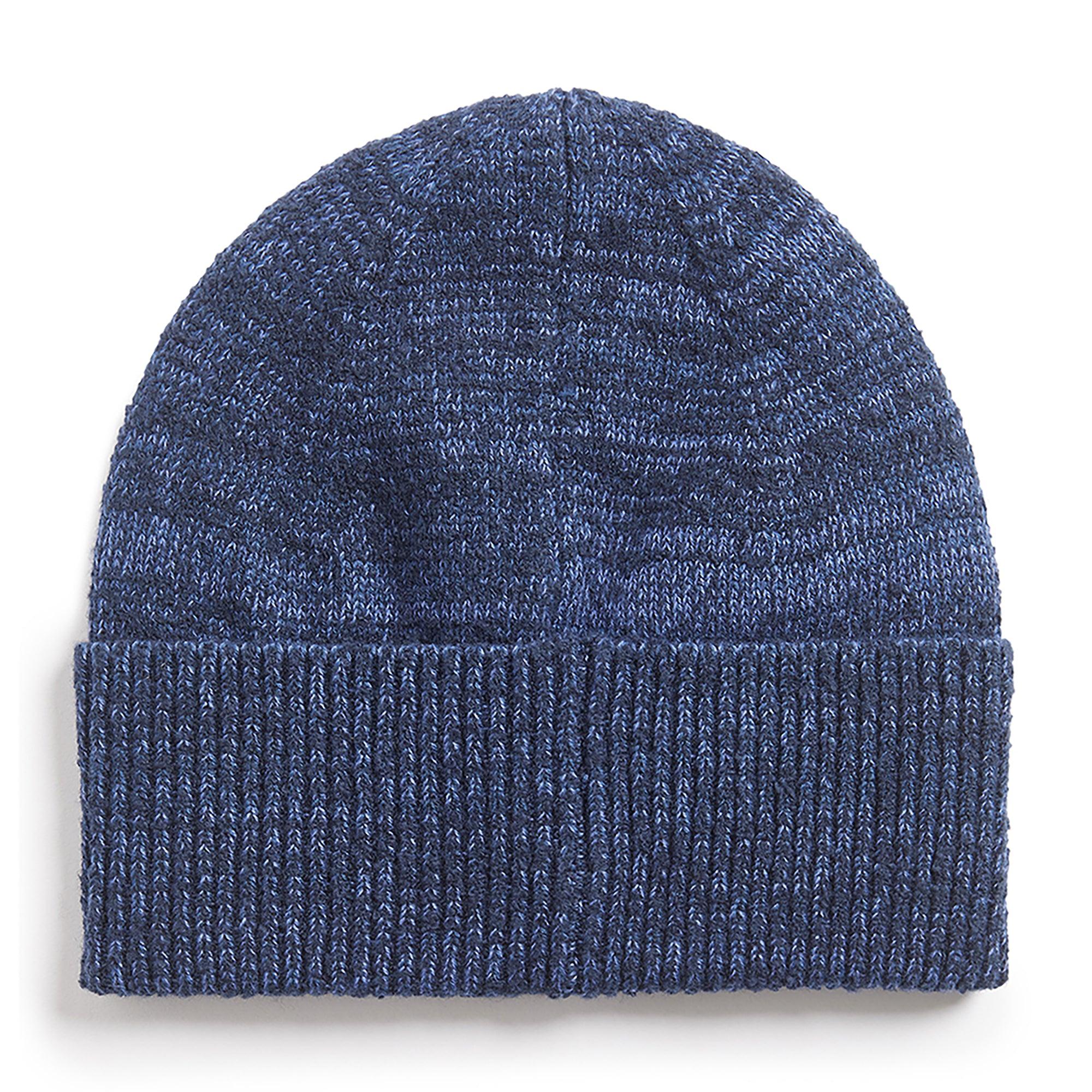 Product image 2 of 3 of Lyle & Scott Men's Multi Marl Beanie - Dark Navy Marl