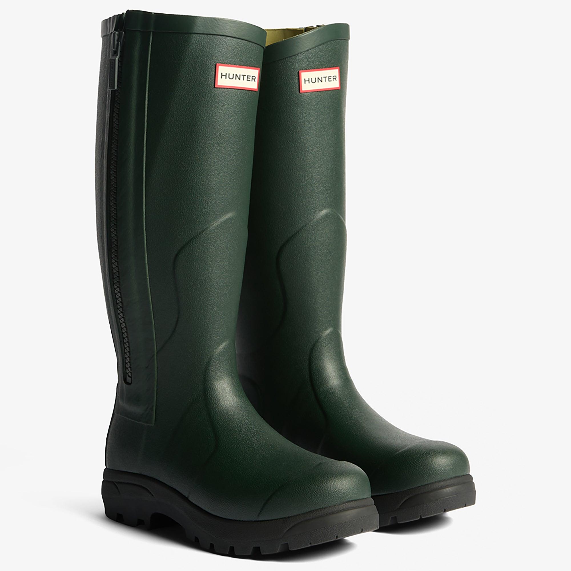 Product image 2 of 6 of Hunter Unisex Balmoral MkII Full Zip Boots - Dark Olive/Black