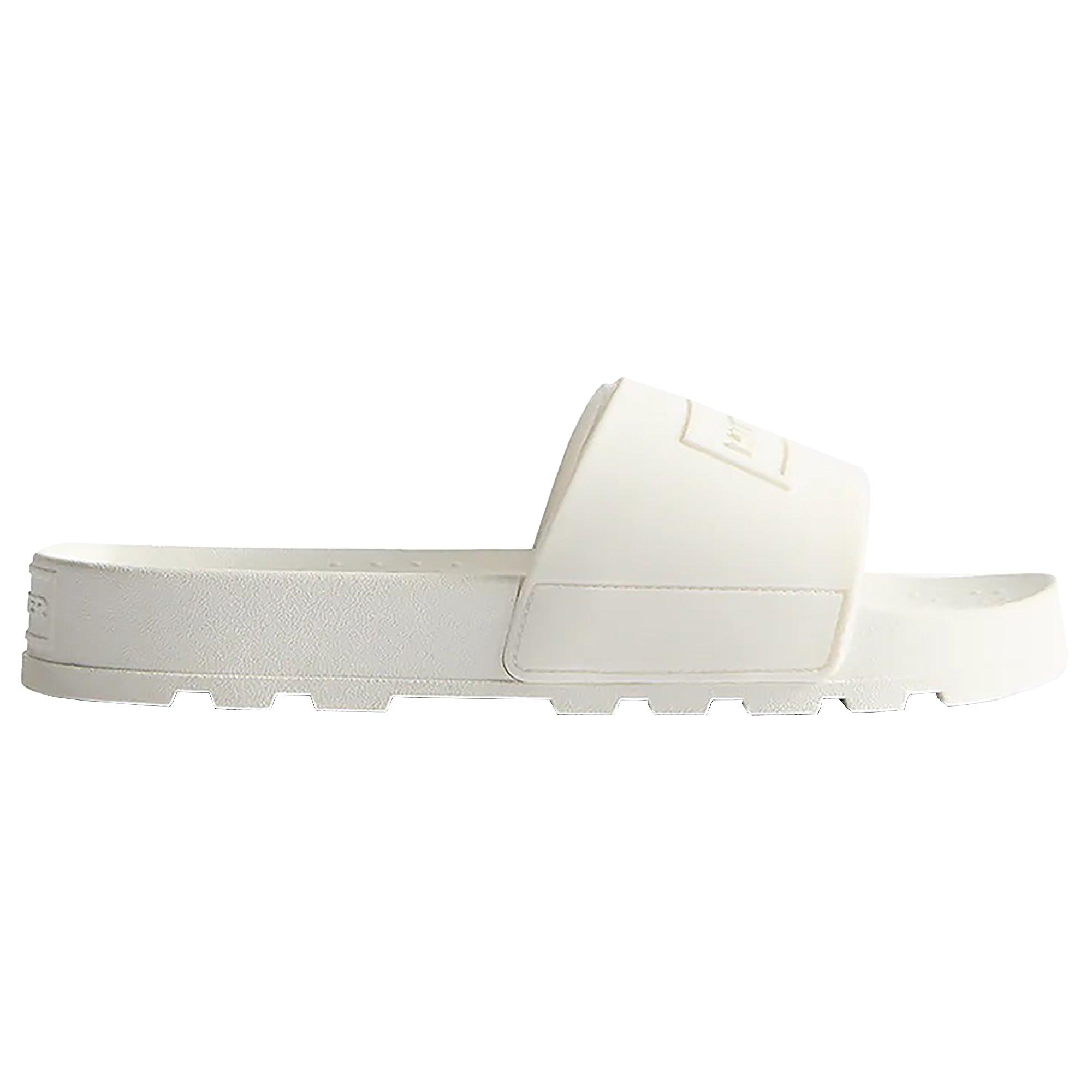 Product image 1 of 6 of Hunter Unisex Core Embossed Silicone Logo Sliders - Hunter White