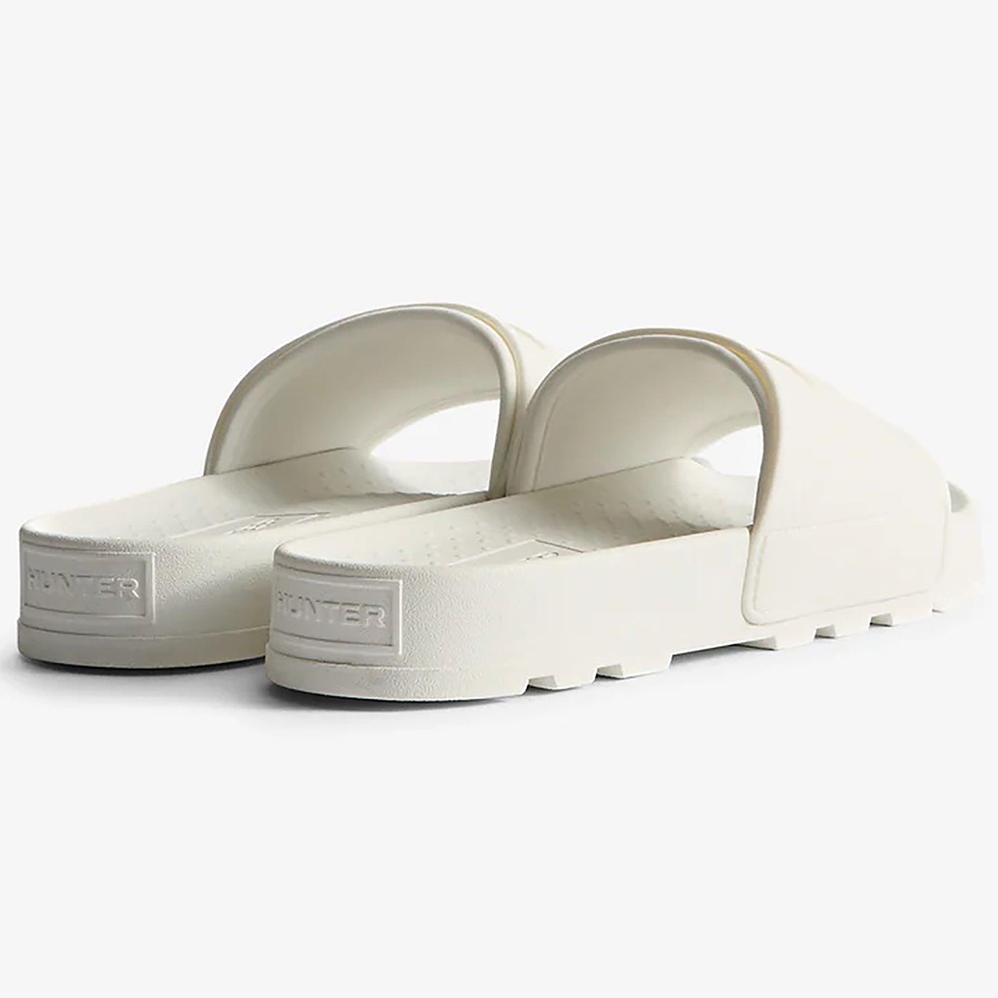 Product image 3 of 5 of Hunter Unisex Core Embossed Silicone Logo Sliders - Hunter White