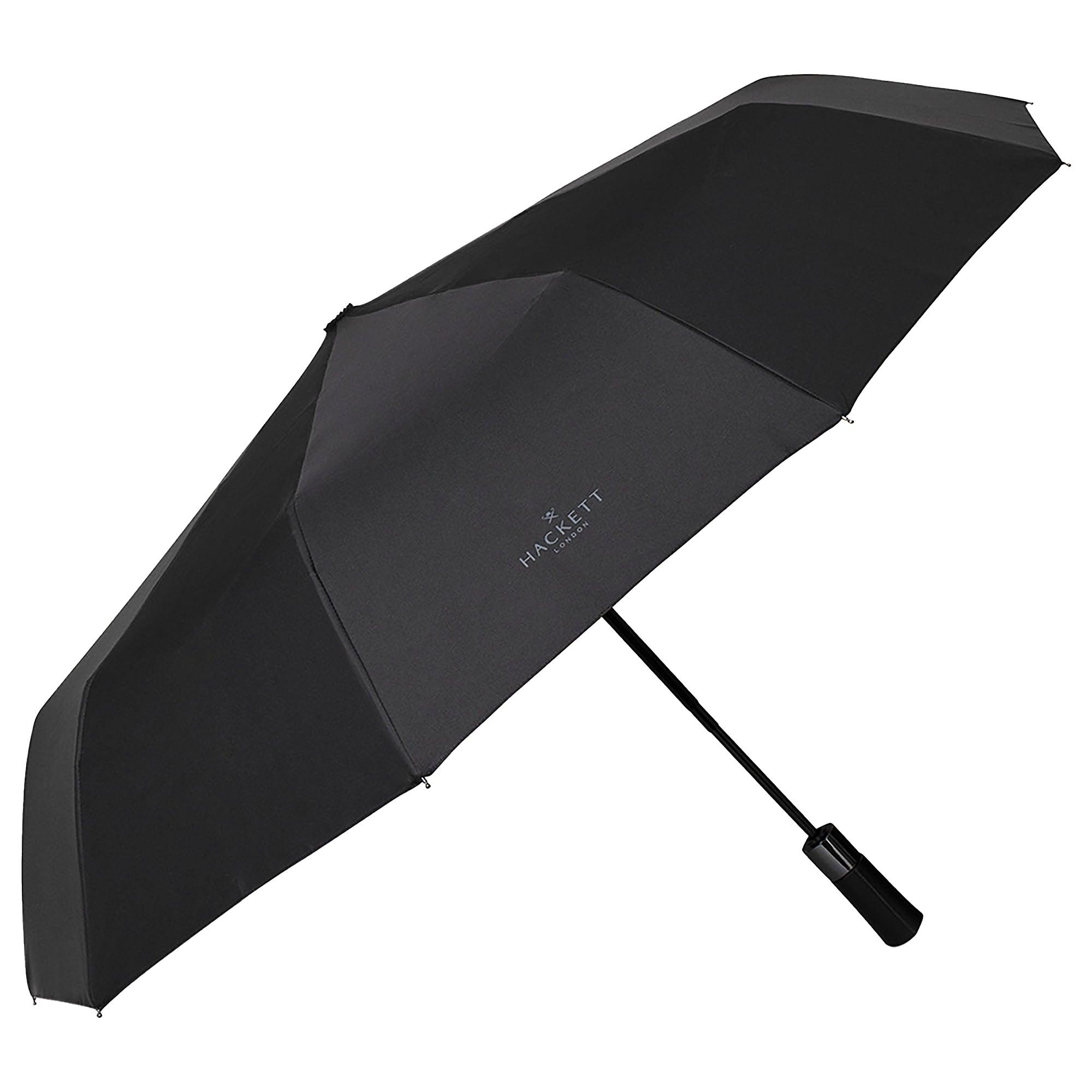 Product image 1 of 4 of Hackett Men's Auto O&C Folding Umbrella - Black