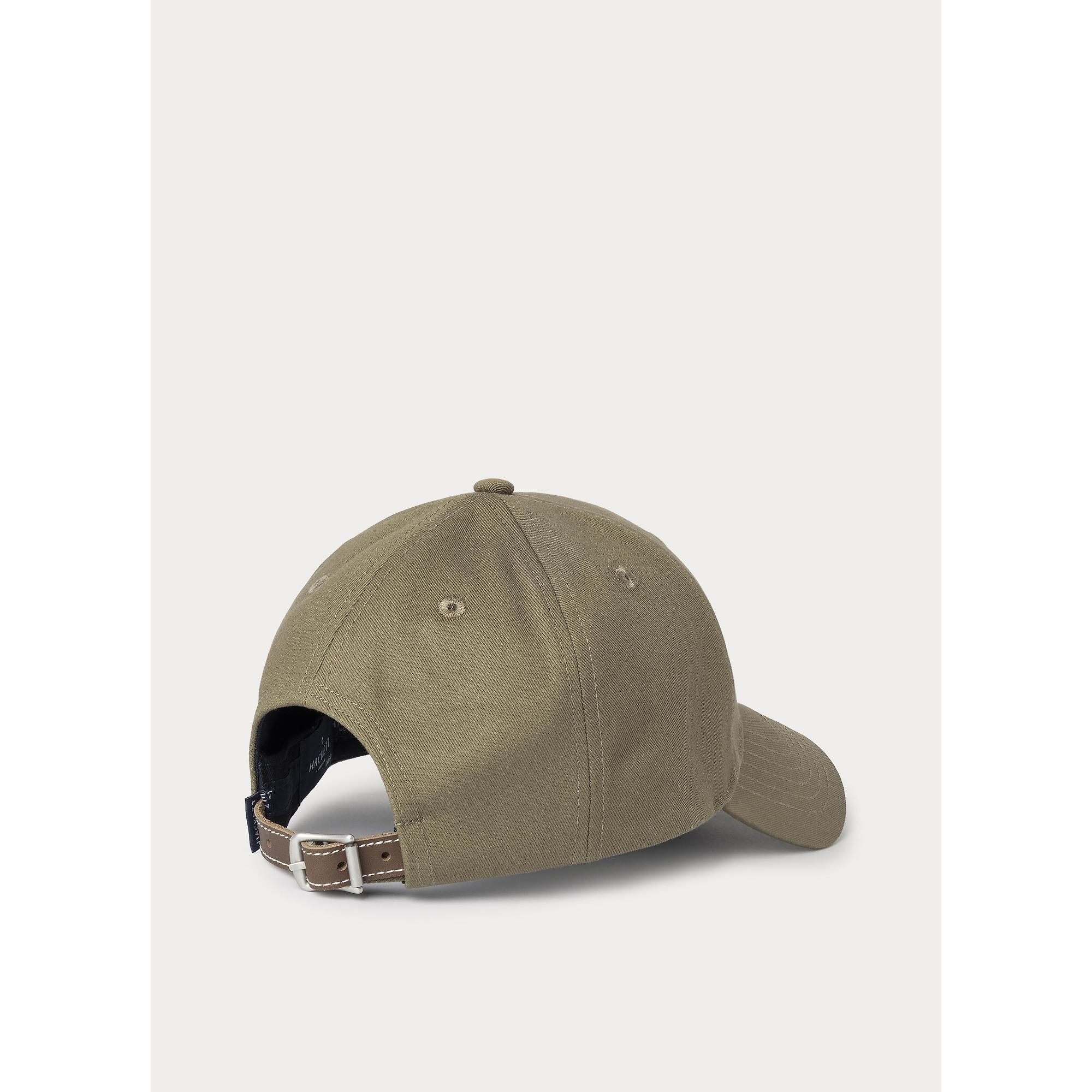 Product image 2 of 3 of Hackett Men's Tonal Branded Cotton Cap - Cargo Green
