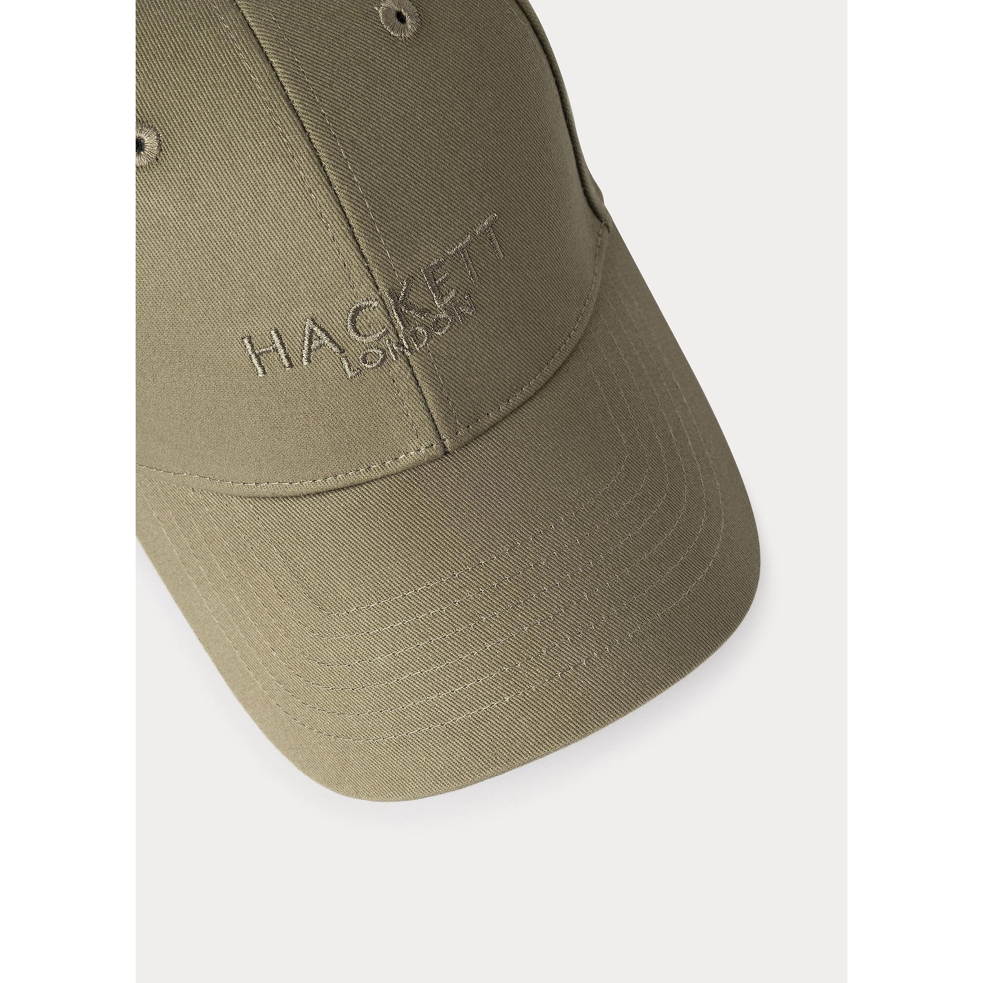 Product image 3 of 3 of Hackett Men's Tonal Branded Cotton Cap - Cargo Green