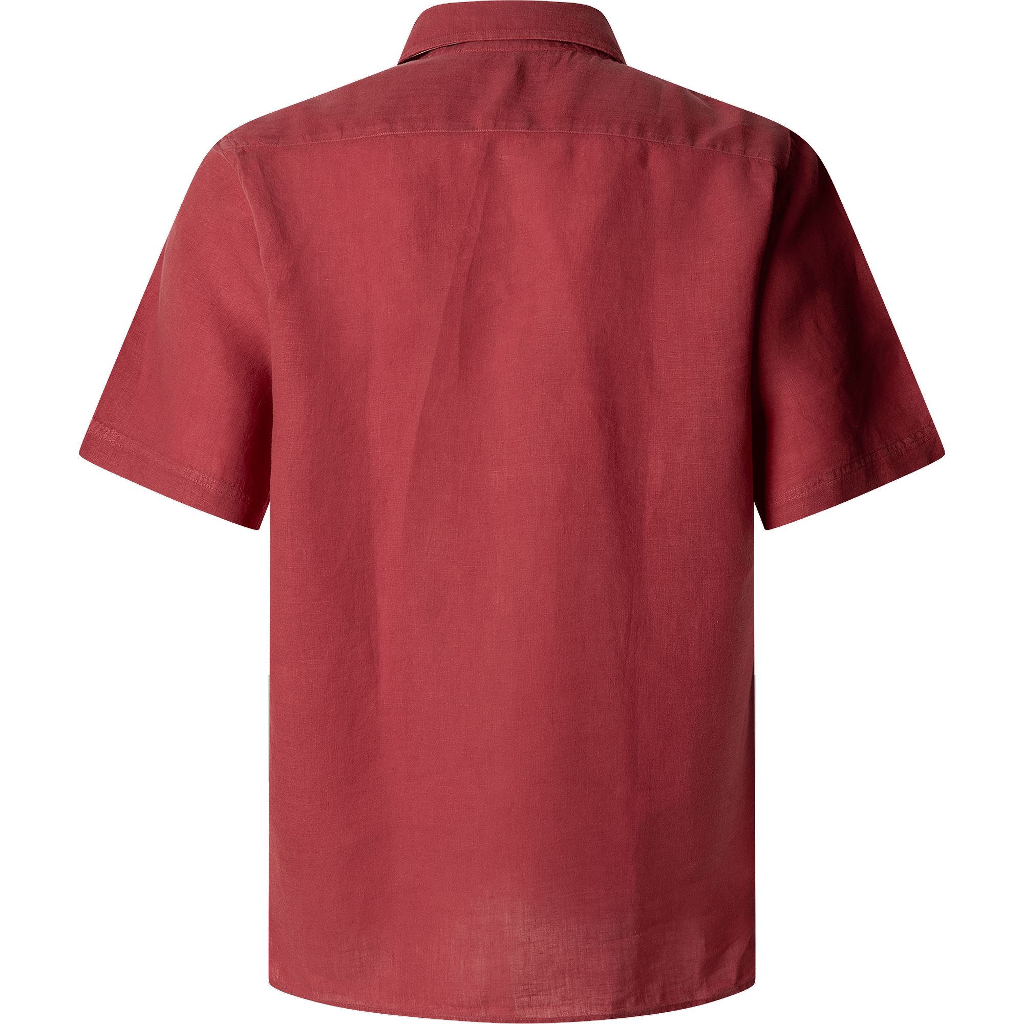 Product image 2 of 2 of Hackett Men's Linen Short Sleeve Shirt - Cranberry Pink