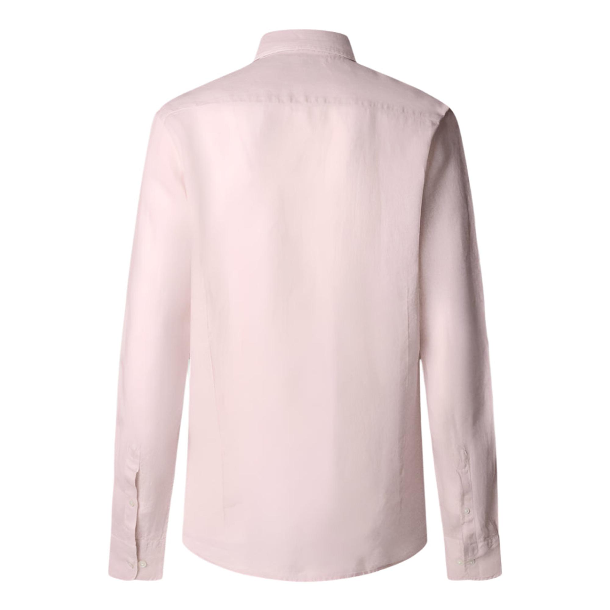 Product image 2 of 8 of Hackett Men's Tailored Fit Linen Kent Shirt - Summer Pink