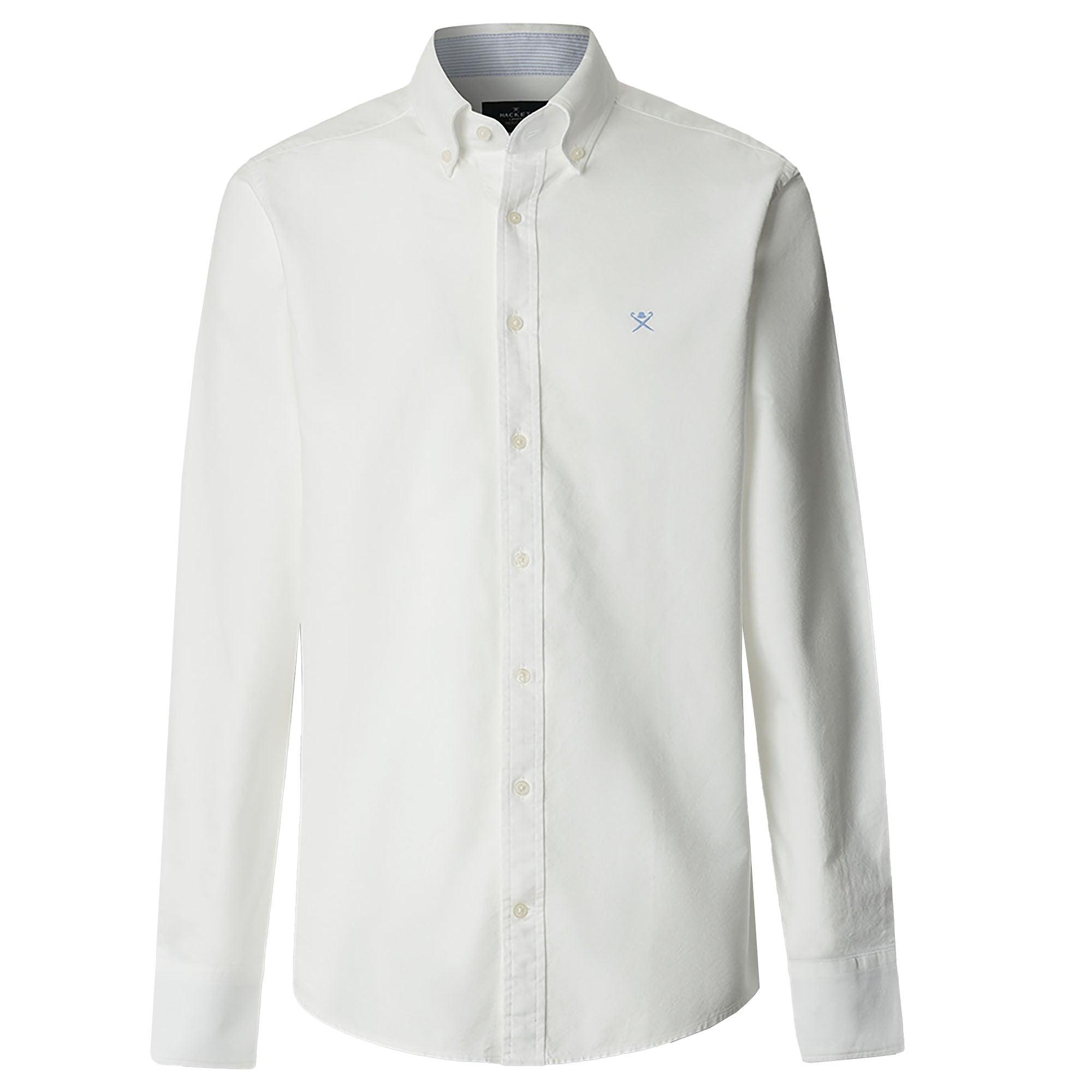 Product image 1 of 10 of Hackett Men's Heritage Oxford Shirt - Optic White
