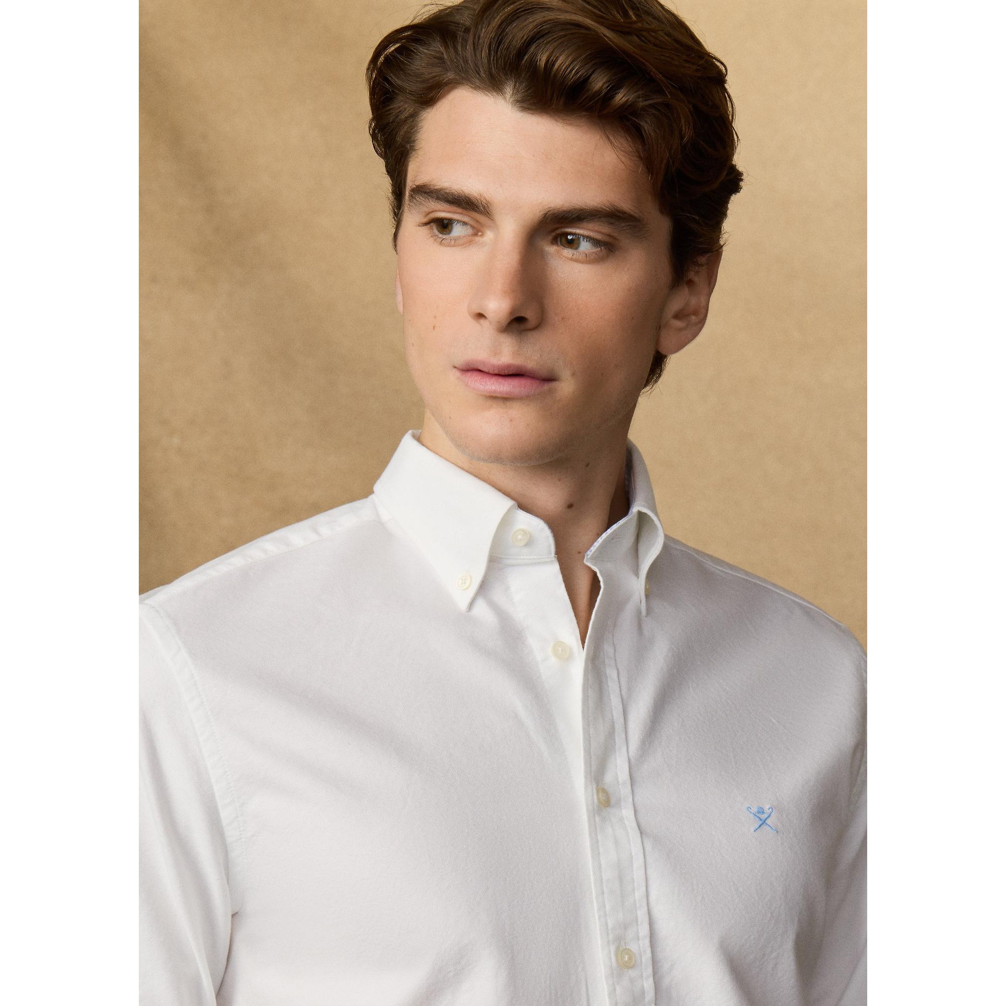 Product image 4 of 10 of Hackett Men's Heritage Oxford Shirt - Optic White