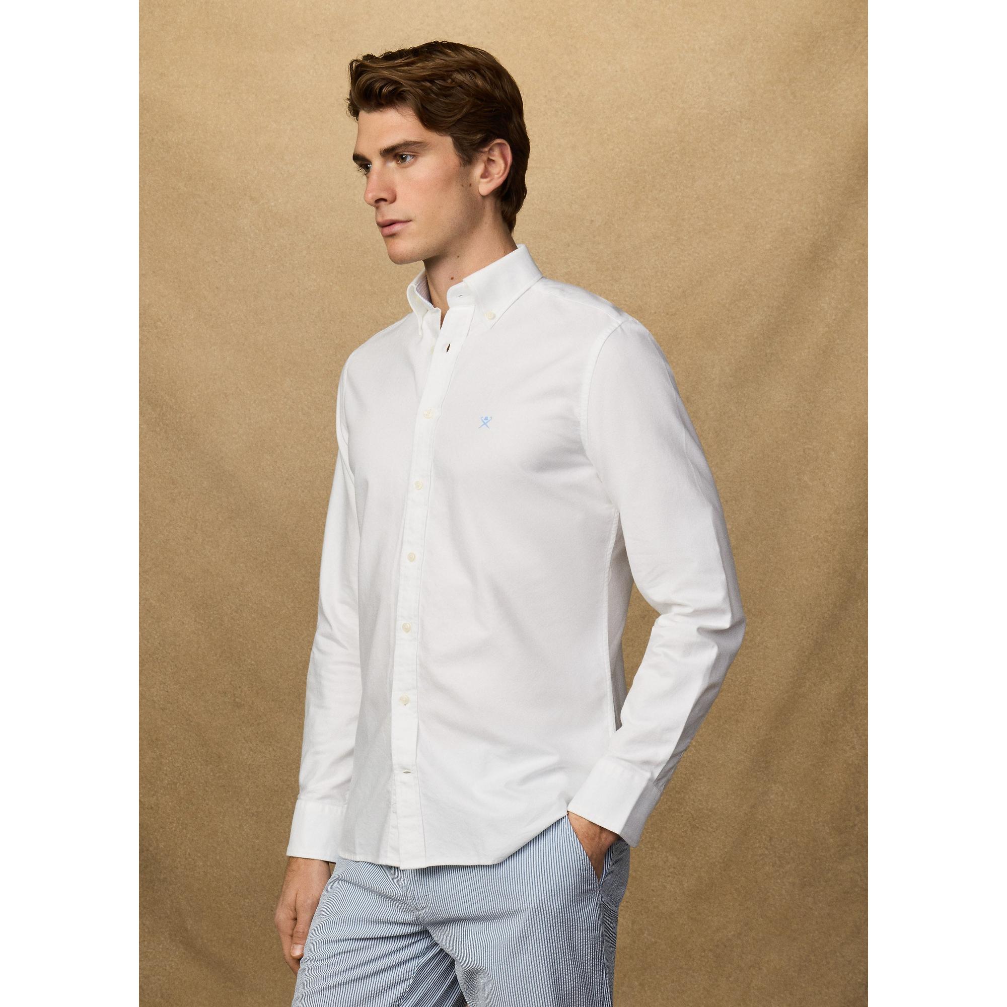 Product image 5 of 10 of Hackett Men's Heritage Oxford Shirt - Optic White