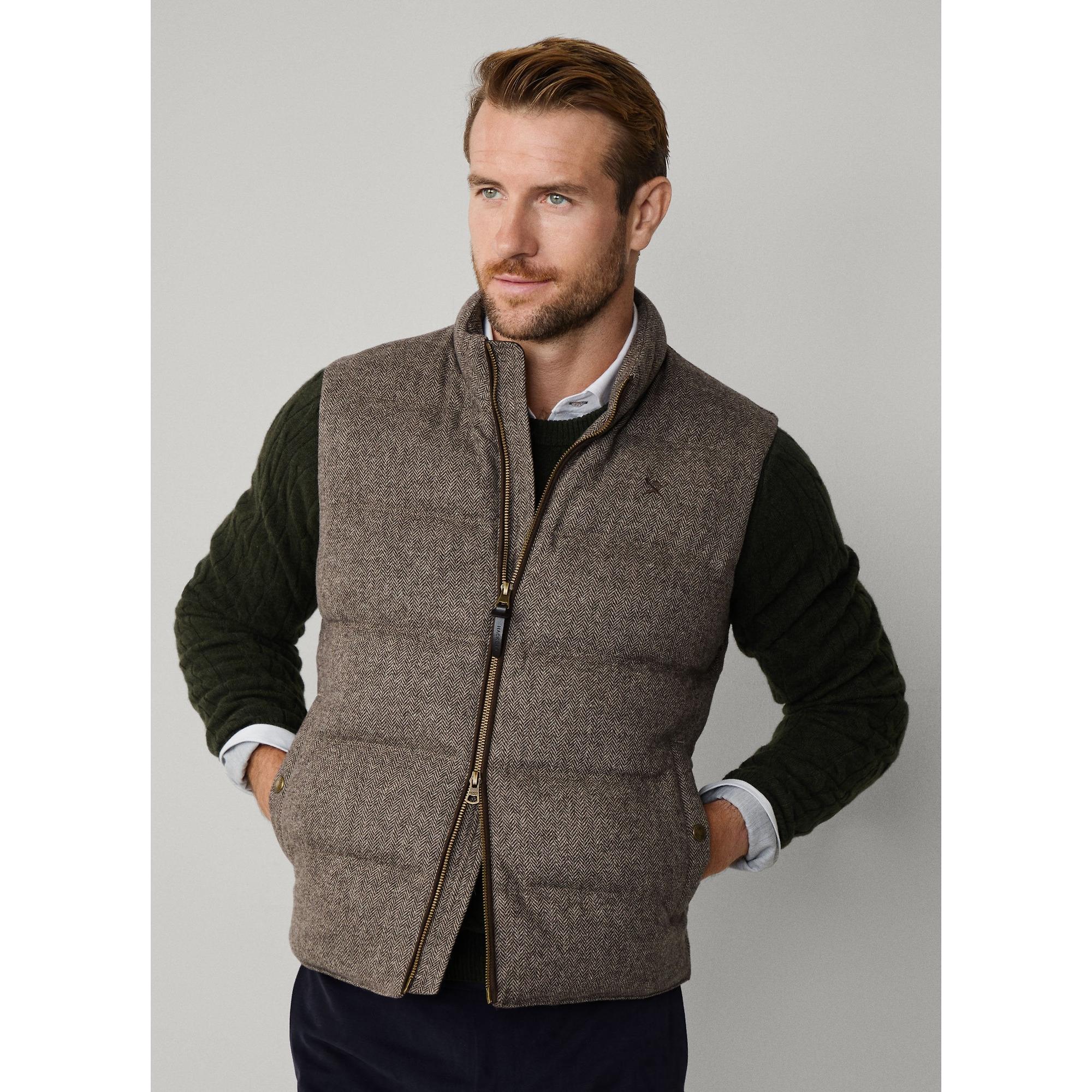 Product image 2 of 8 of Hackett Men's Padded Gilet - Dark Brown