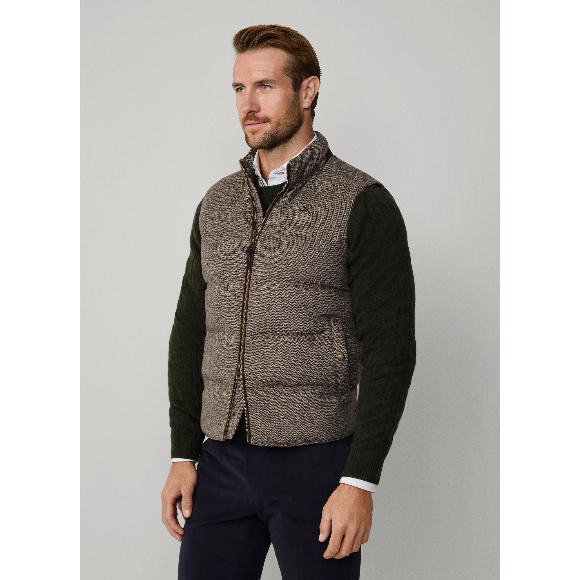 Product image 5 of 8 of Hackett Men's Padded Gilet - Dark Brown