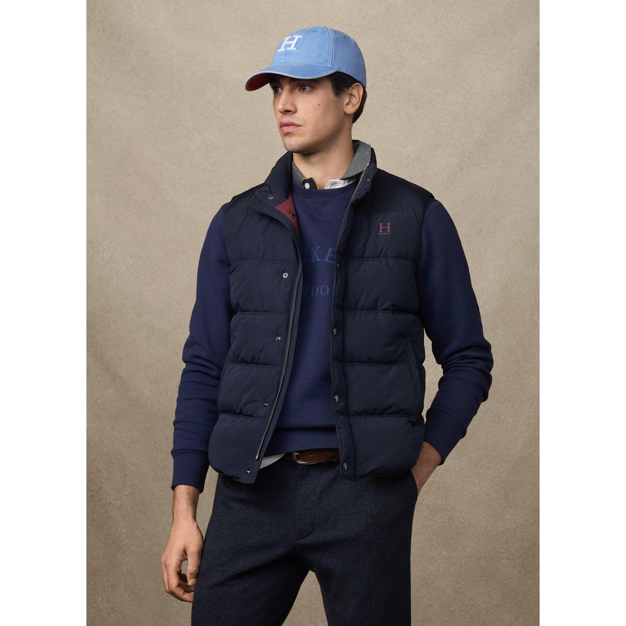 Product image 2 of 8 of Hackett Men's Heritage Logo Gilet - Midnight Blue