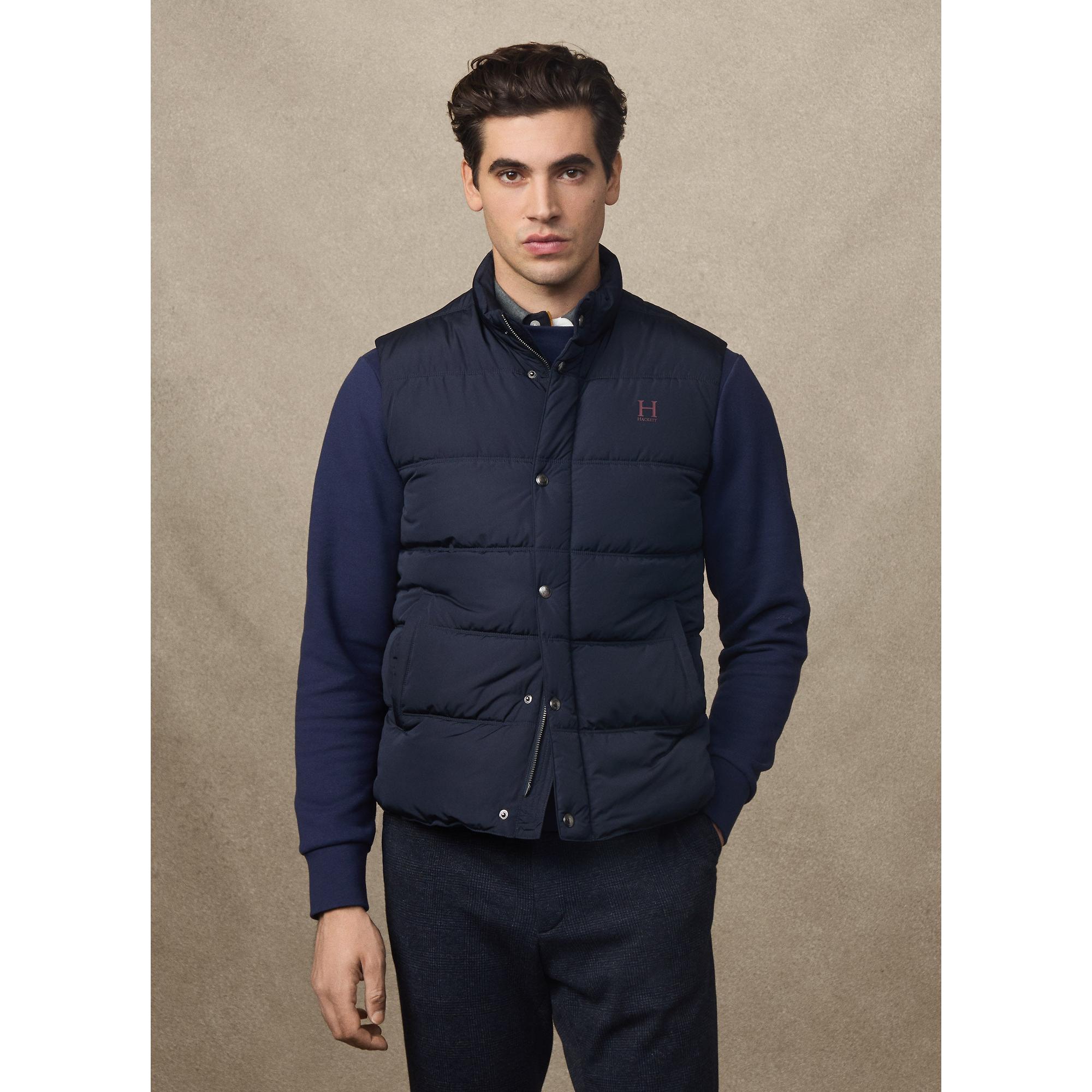 Product image 5 of 8 of Hackett Men's Heritage Logo Gilet - Midnight Blue
