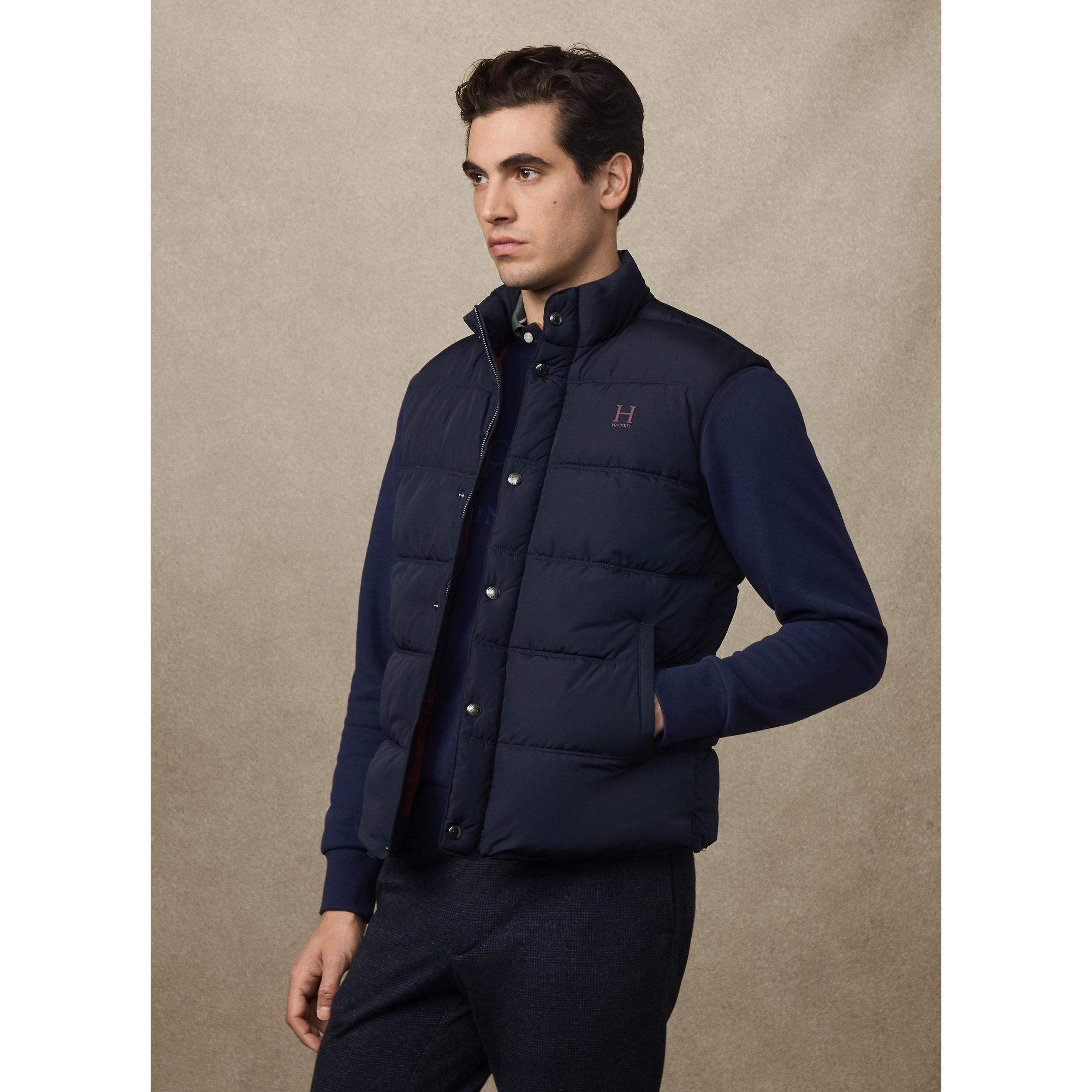 Product image 6 of 8 of Hackett Men's Heritage Logo Gilet - Midnight Blue