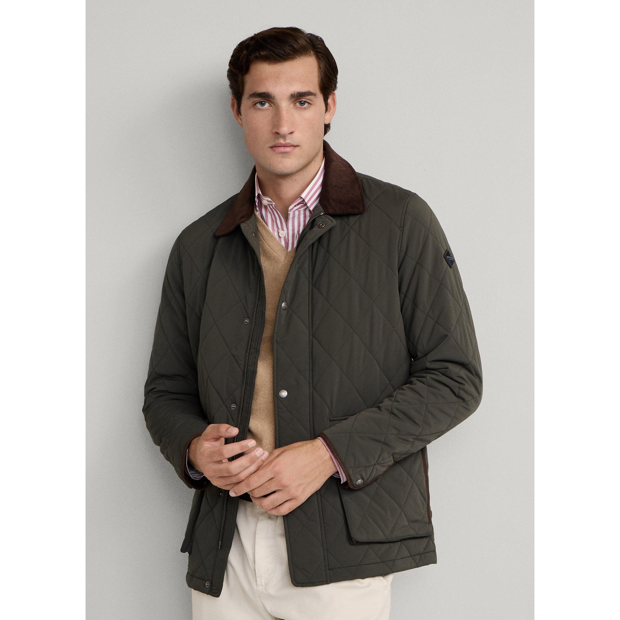 Product image 2 of 9 of Hackett Men's Quilted Jacket - Deep Green
