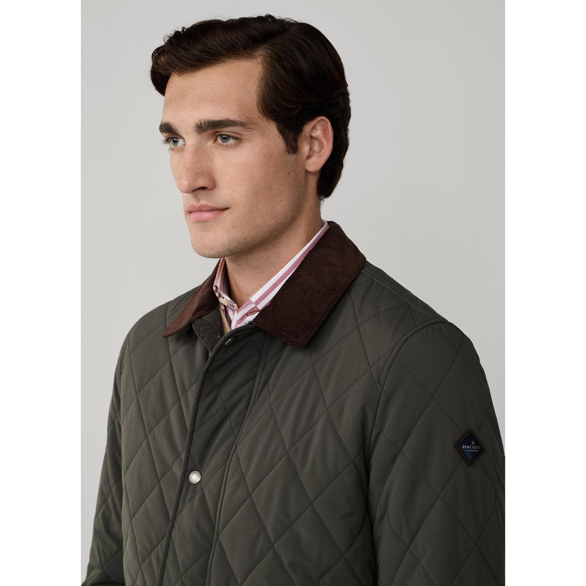 Product image 5 of 9 of Hackett Men's Quilted Jacket - Deep Green
