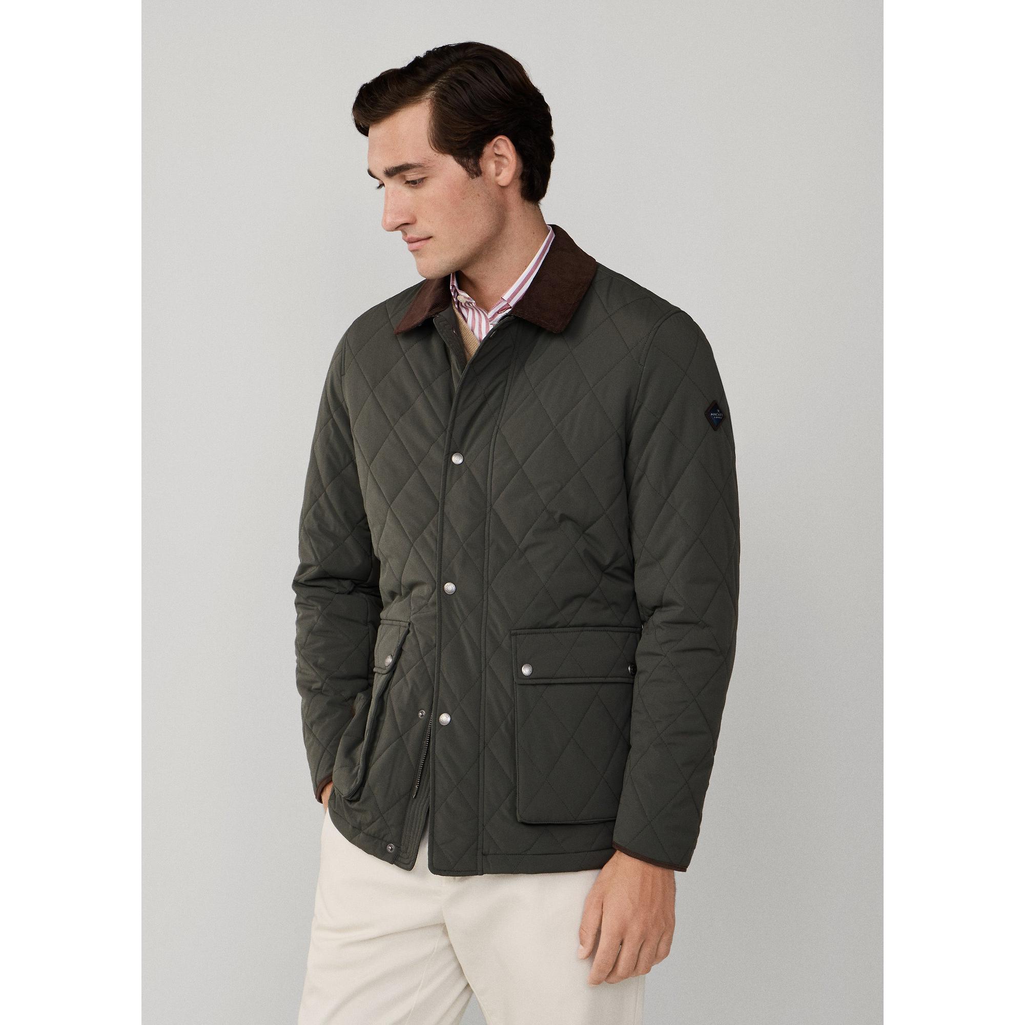Product image 6 of 9 of Hackett Men's Quilted Jacket - Deep Green