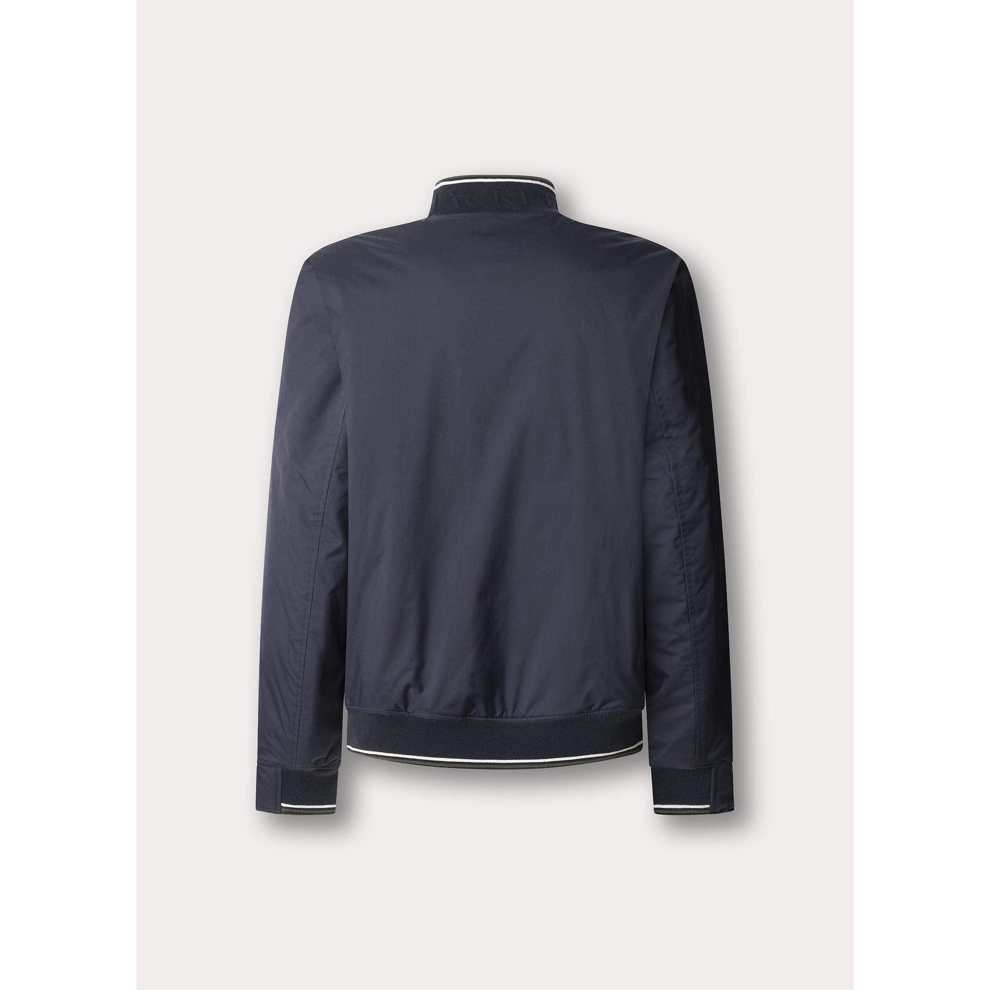 Product image 3 of 12 of Hackett Men's Heritage Logo Blouson Jacket - Midnight Blue