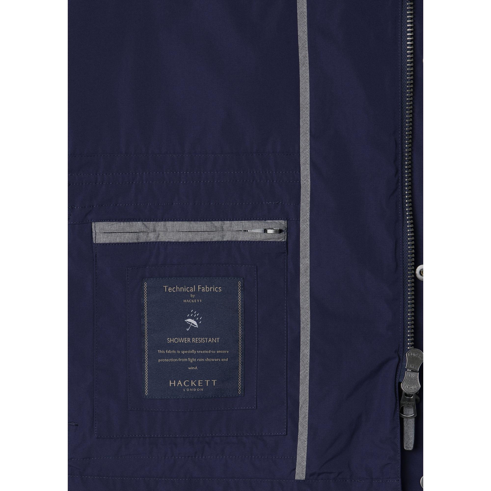Product image 12 of 12 of Hackett Men's Unlined Velospeed Shower Resistant Jacket - Ink Blue