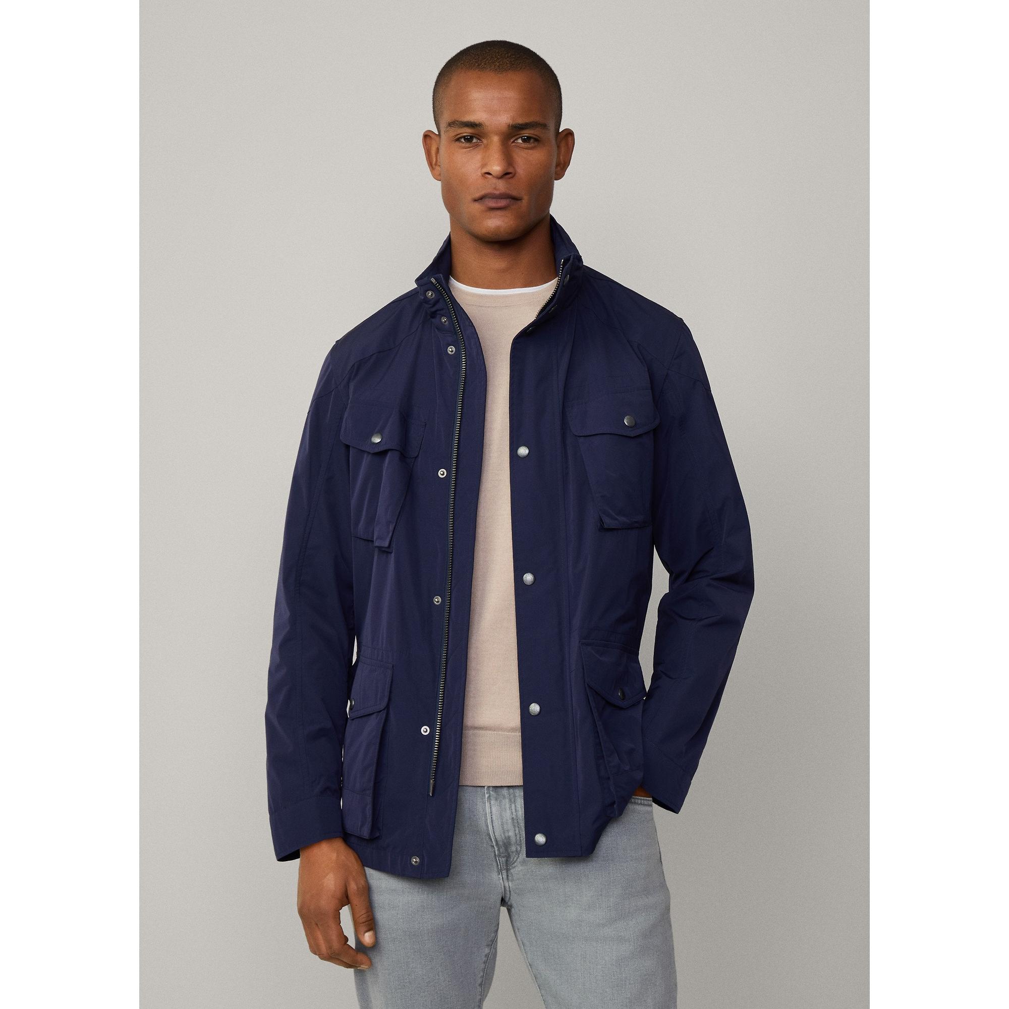 Product image 9 of 12 of Hackett Men's Unlined Velospeed Shower Resistant Jacket - Ink Blue