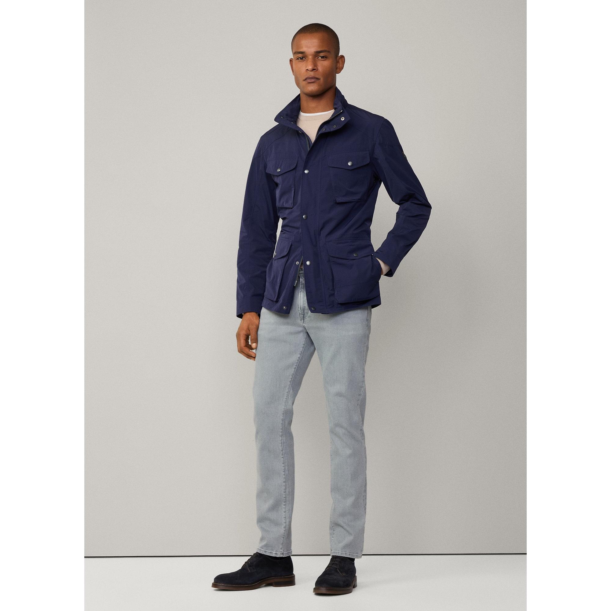 Product image 10 of 12 of Hackett Men's Unlined Velospeed Shower Resistant Jacket - Ink Blue