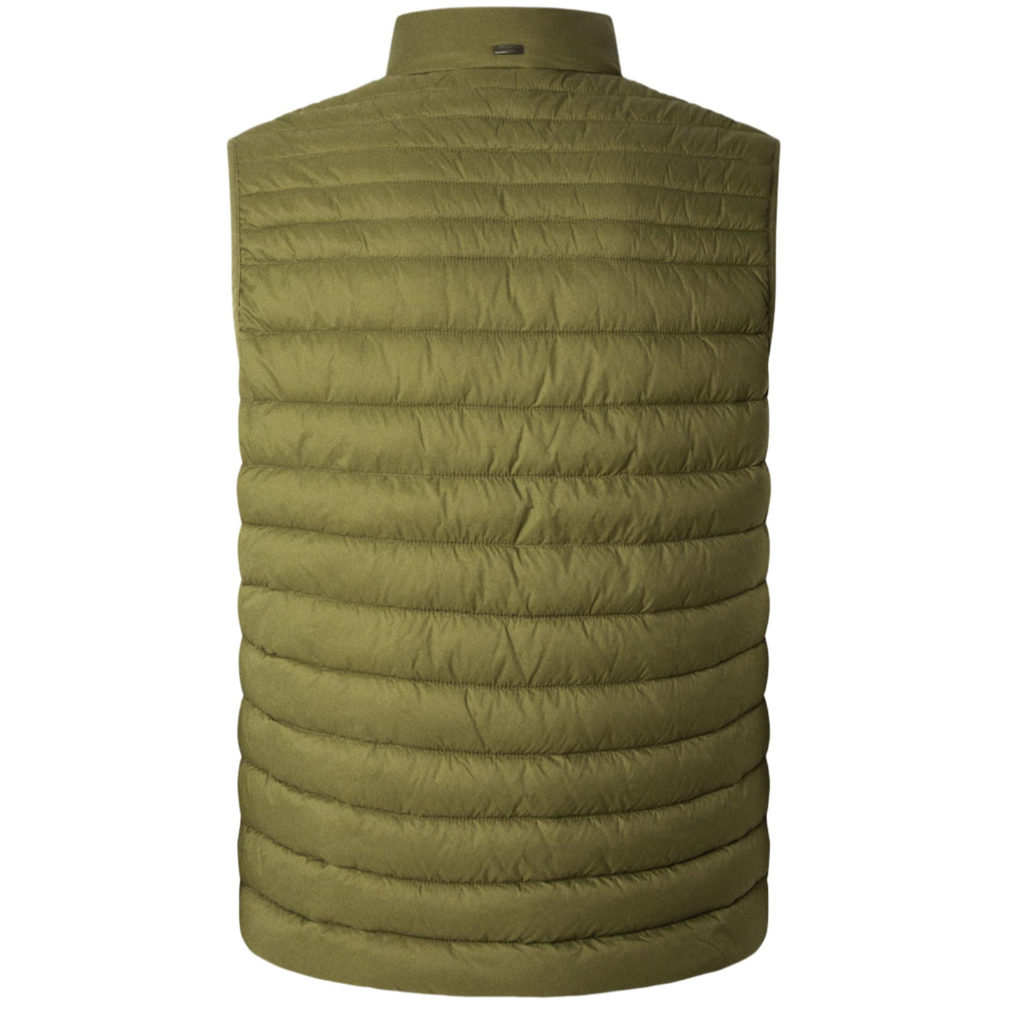 Product image 2 of 9 of Hackett Men's Ultra Lightweight Gilet - Combat Green