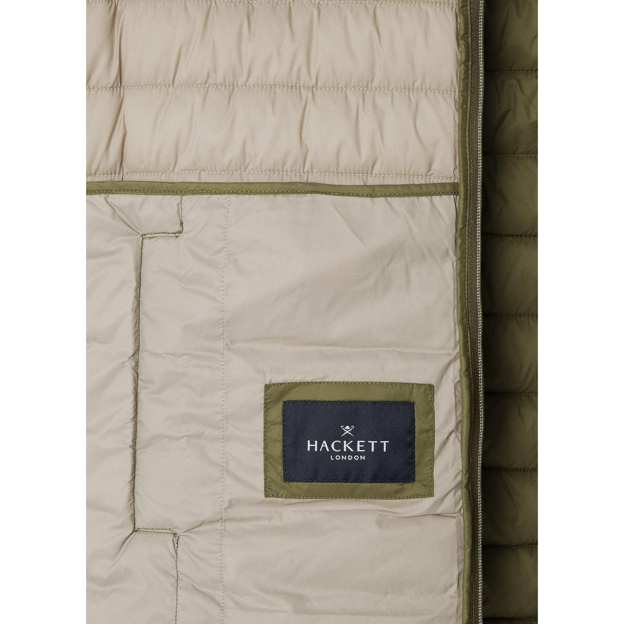 Product image 8 of 9 of Hackett Men's Ultra Lightweight Gilet - Combat Green