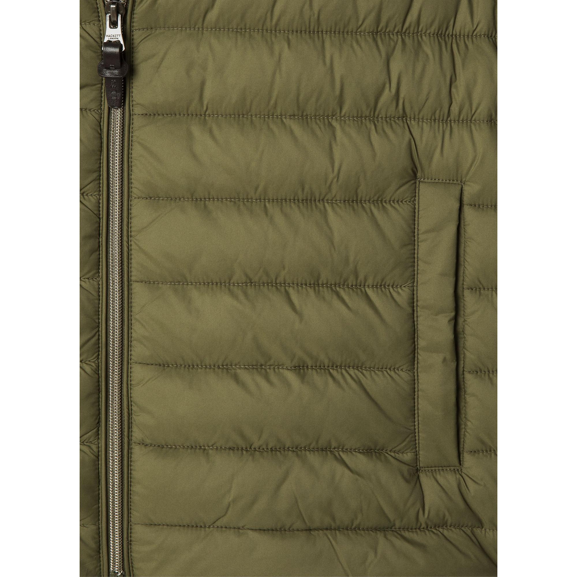 Product image 9 of 9 of Hackett Men's Ultra Lightweight Gilet - Combat Green