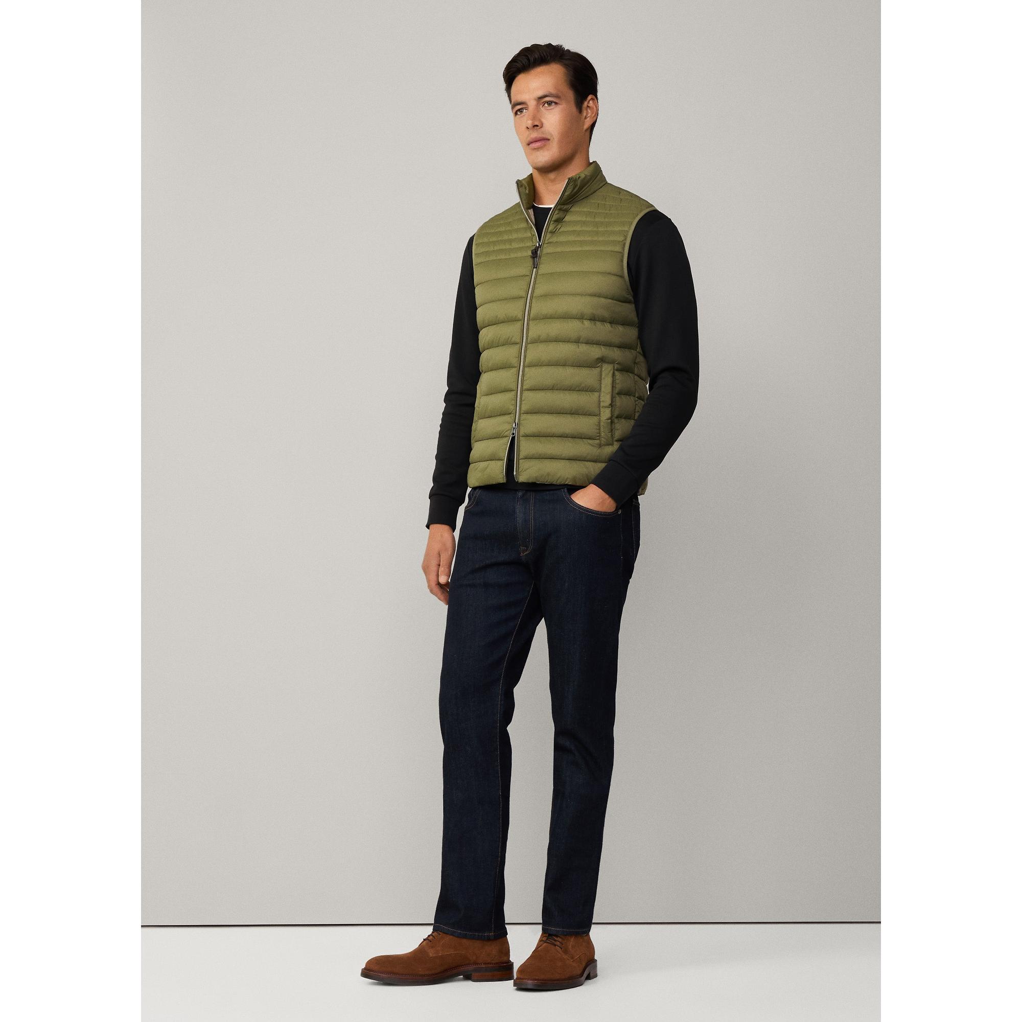 Product image 7 of 9 of Hackett Men's Ultra Lightweight Gilet - Combat Green