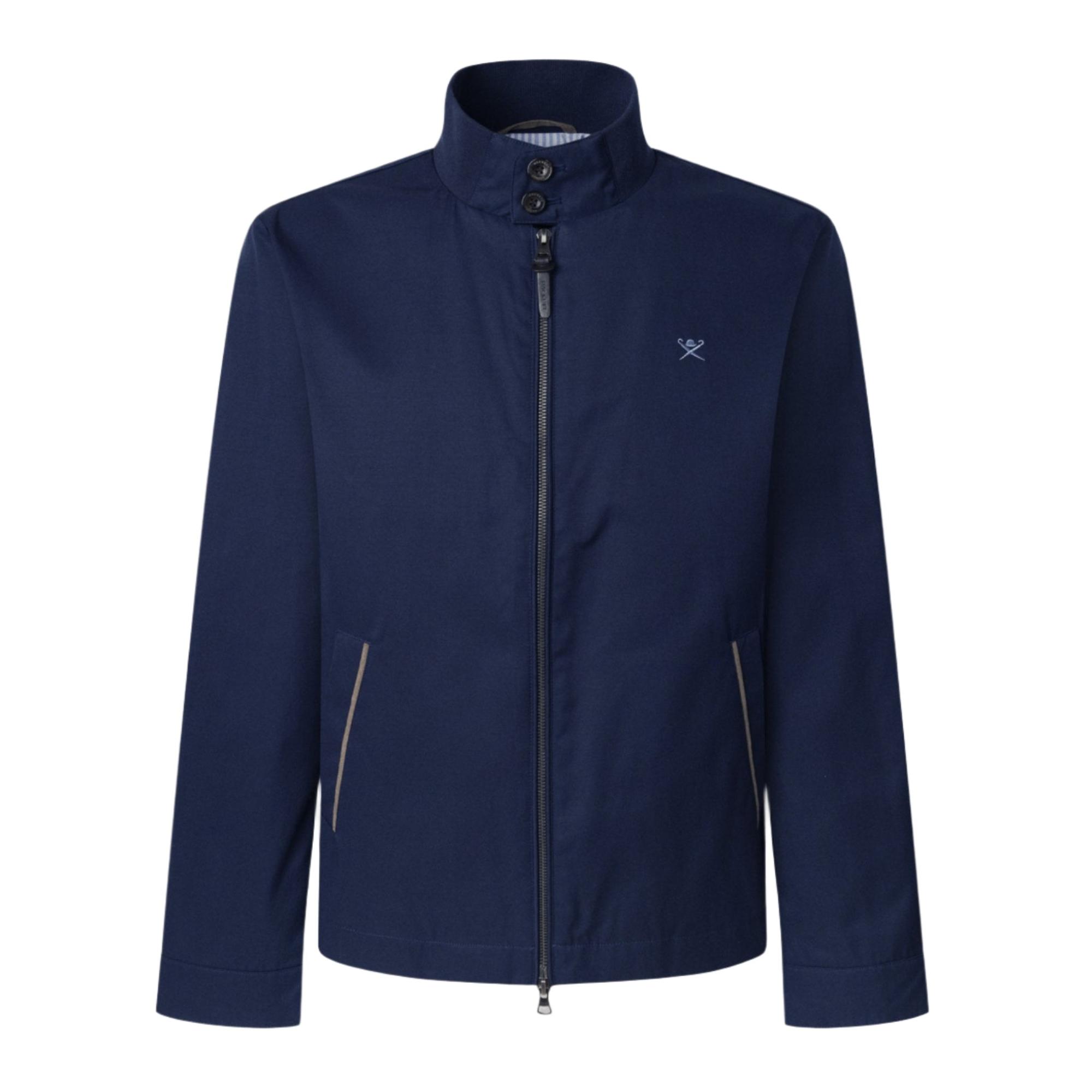 Product image 1 of 11 of Hackett Men's Cotton Harrington Jacket - Ink Blue