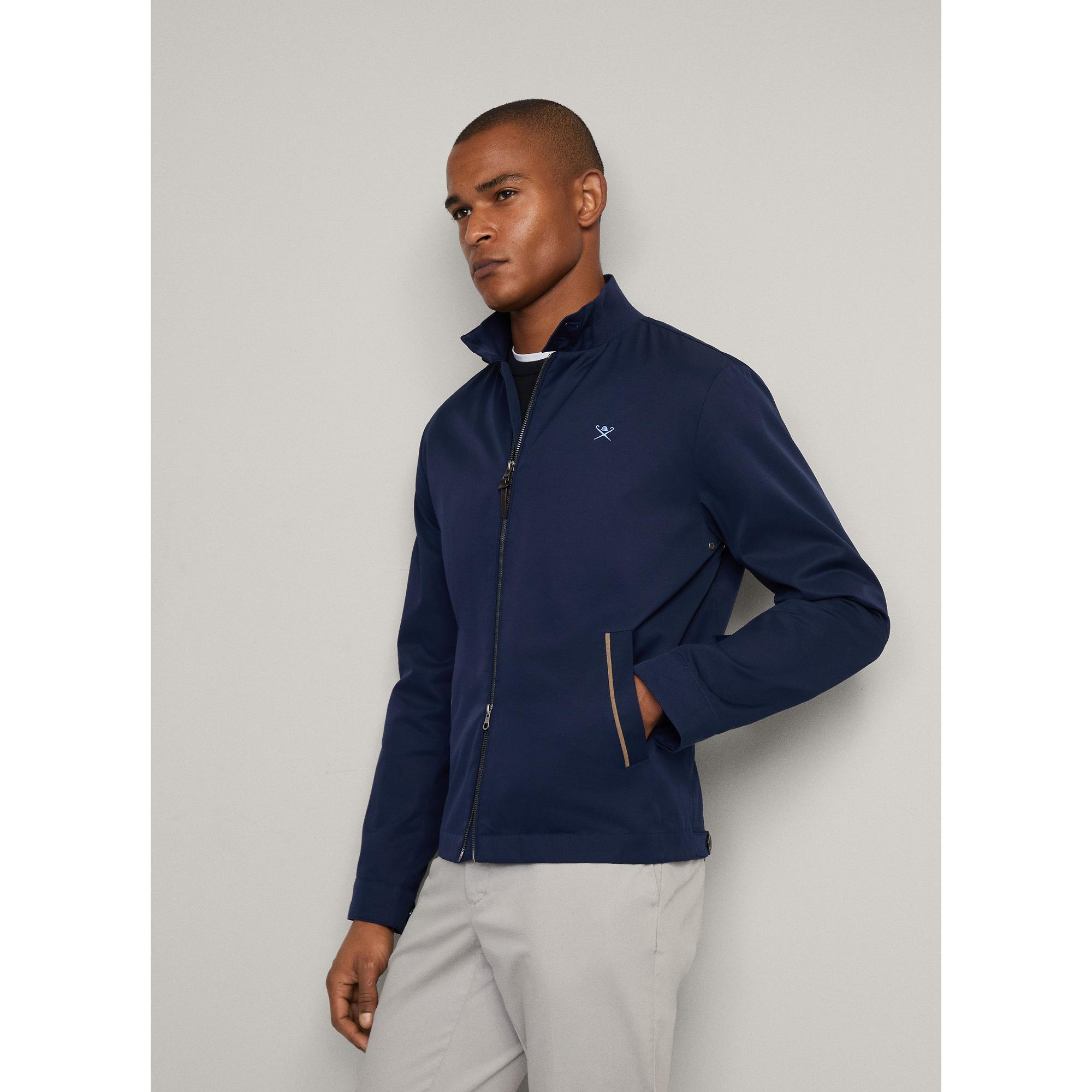 Product image 3 of 11 of Hackett Men's Cotton Harrington Jacket - Ink Blue
