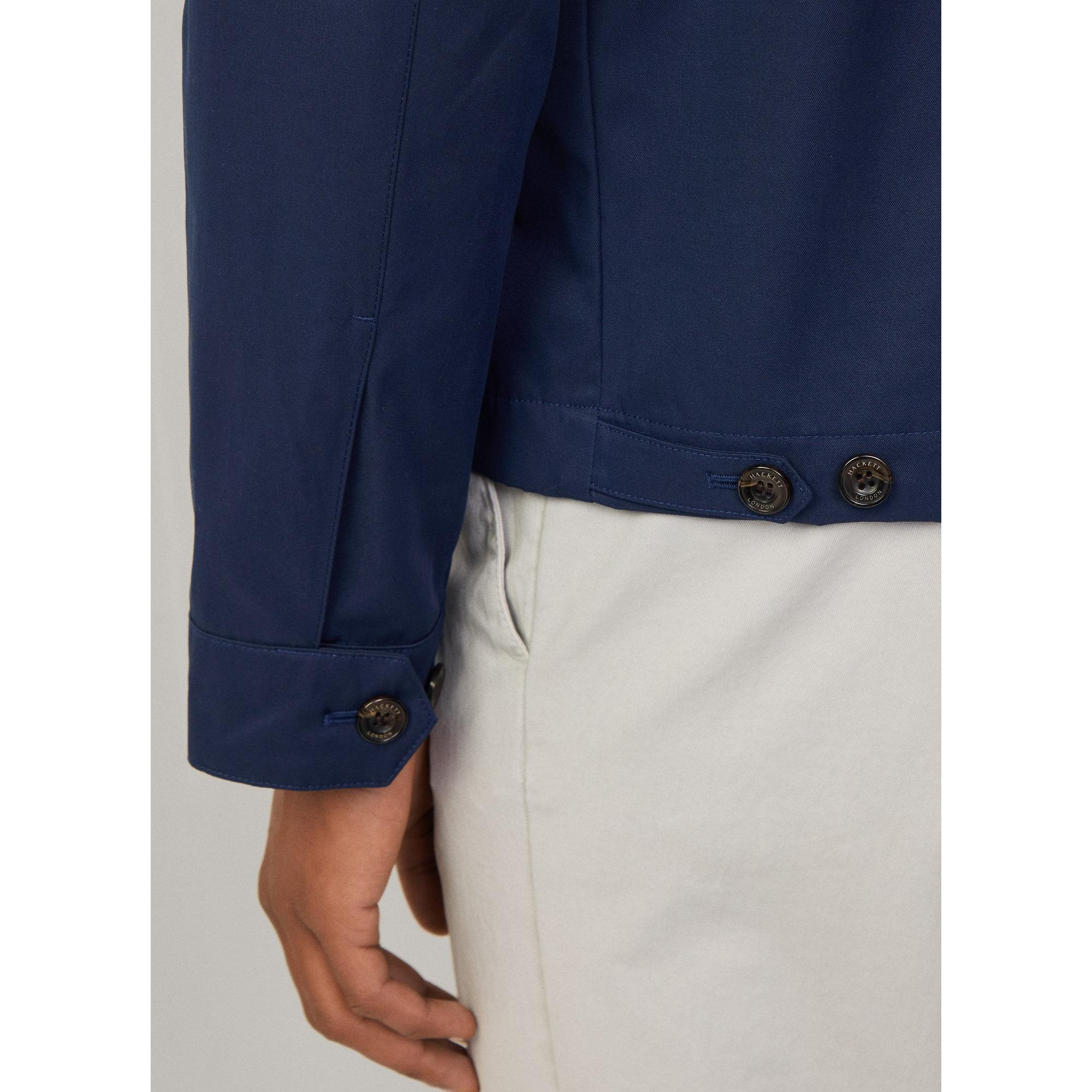 Product image 7 of 11 of Hackett Men's Cotton Harrington Jacket - Ink Blue