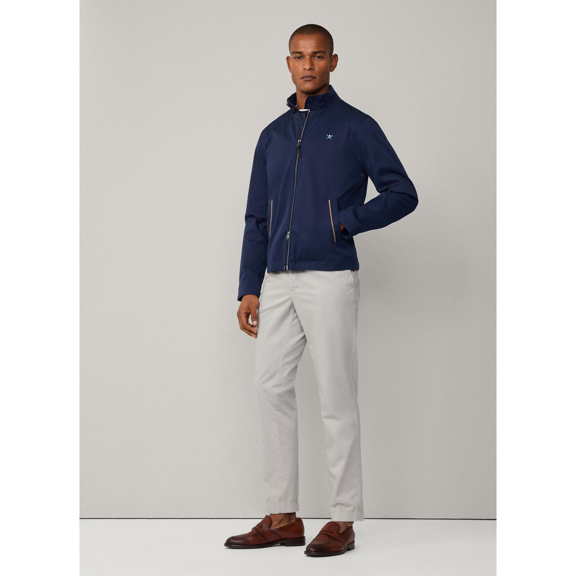 Product image 9 of 11 of Hackett Men's Cotton Harrington Jacket - Ink Blue