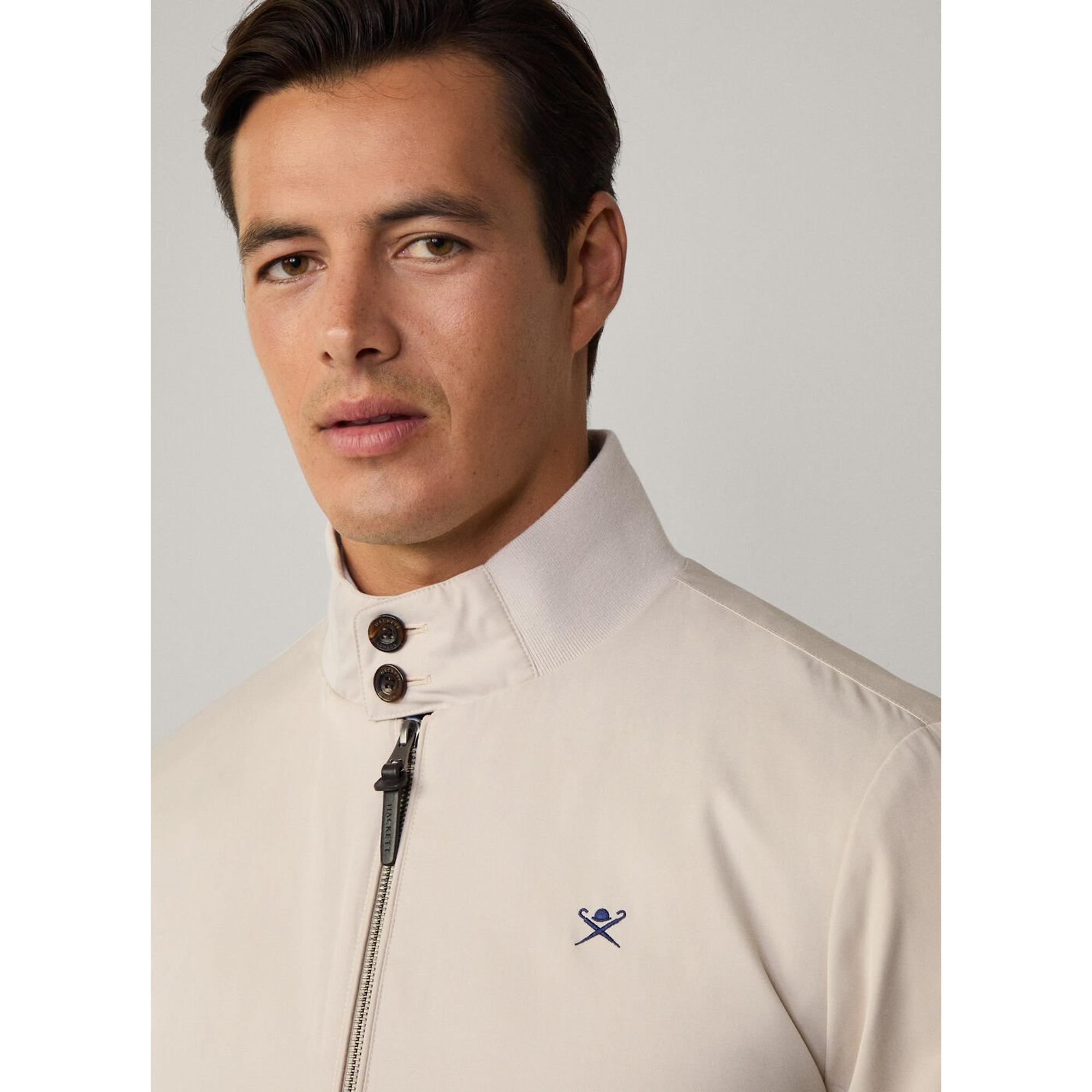 Product image 5 of 10 of Hackett Men's Cotton Harrington Jacket - Linen Beige