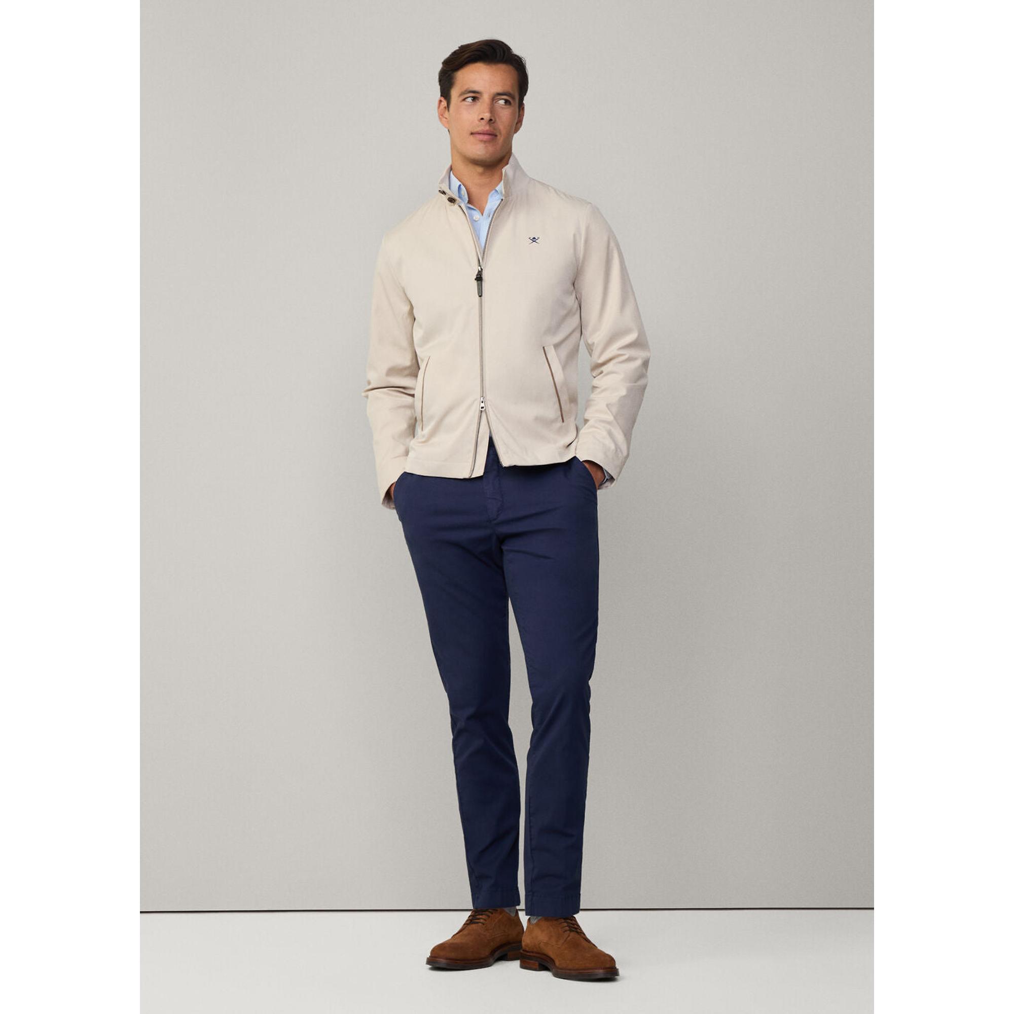 Product image 8 of 10 of Hackett Men's Cotton Harrington Jacket - Linen Beige