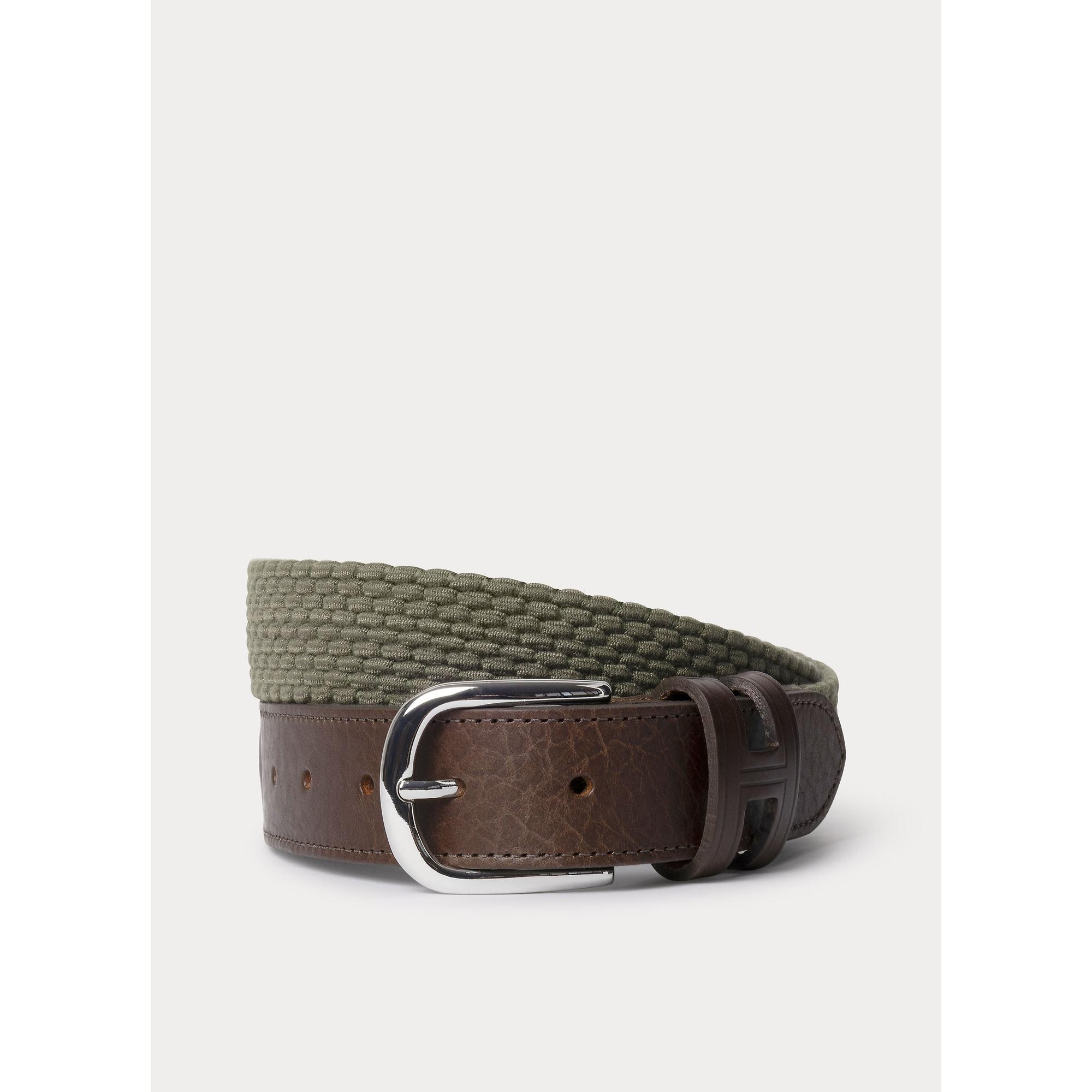Product image 2 of 8 of Hackett Men's Parachute Stretch Belt - Khaki Green