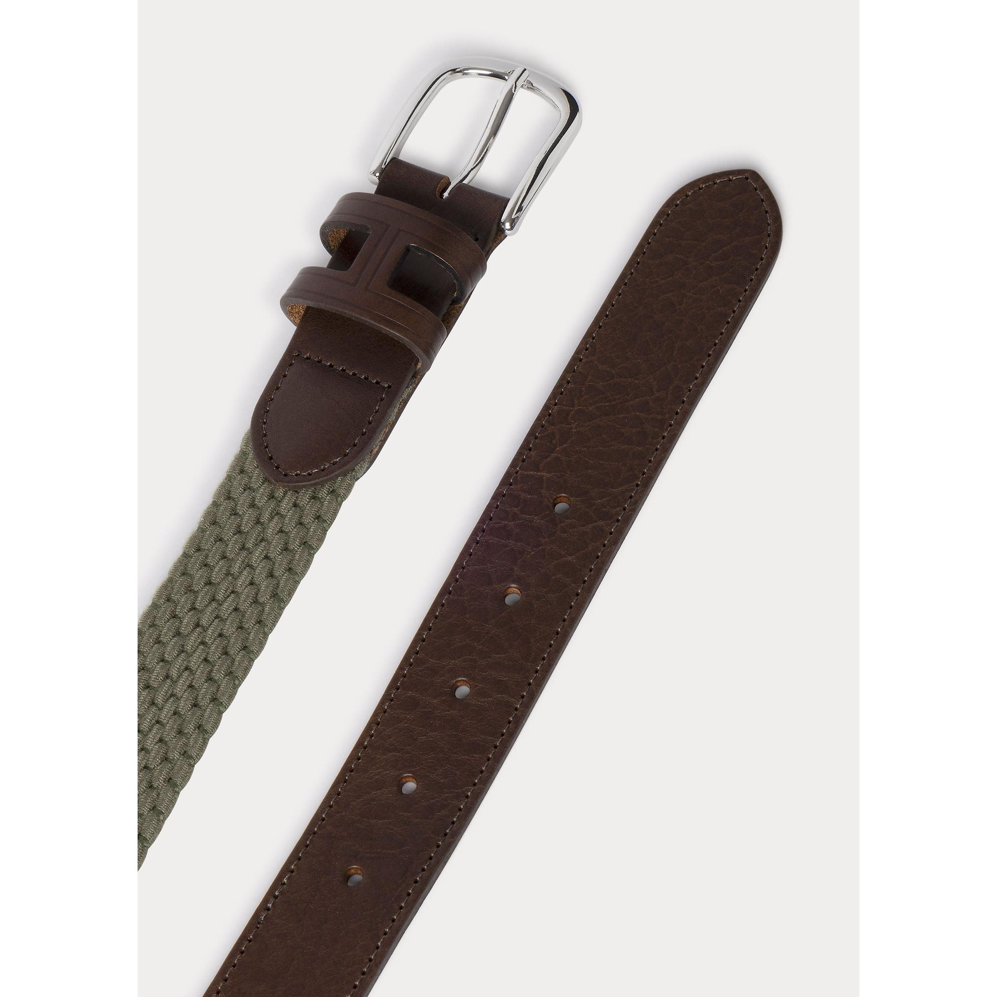Product image 5 of 8 of Hackett Men's Parachute Stretch Belt - Khaki Green