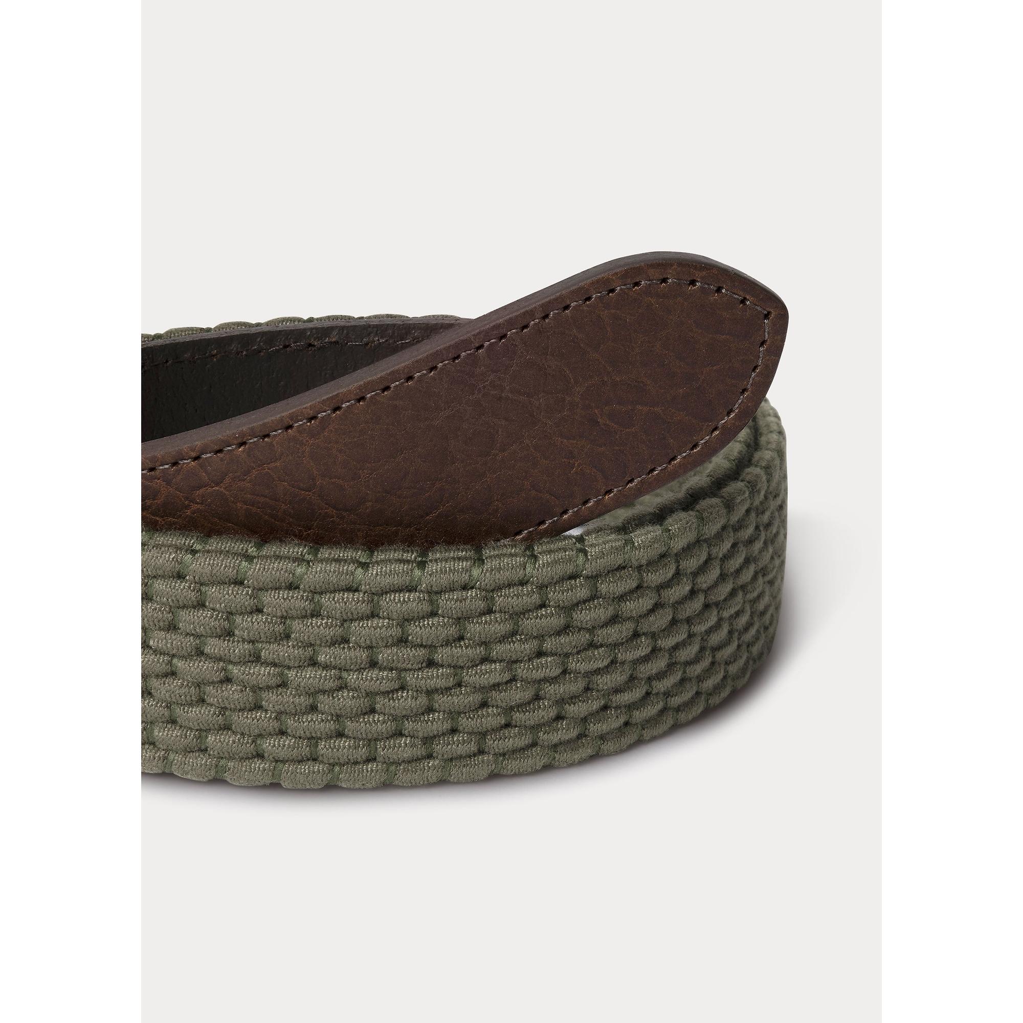 Product image 6 of 8 of Hackett Men's Parachute Stretch Belt - Khaki Green