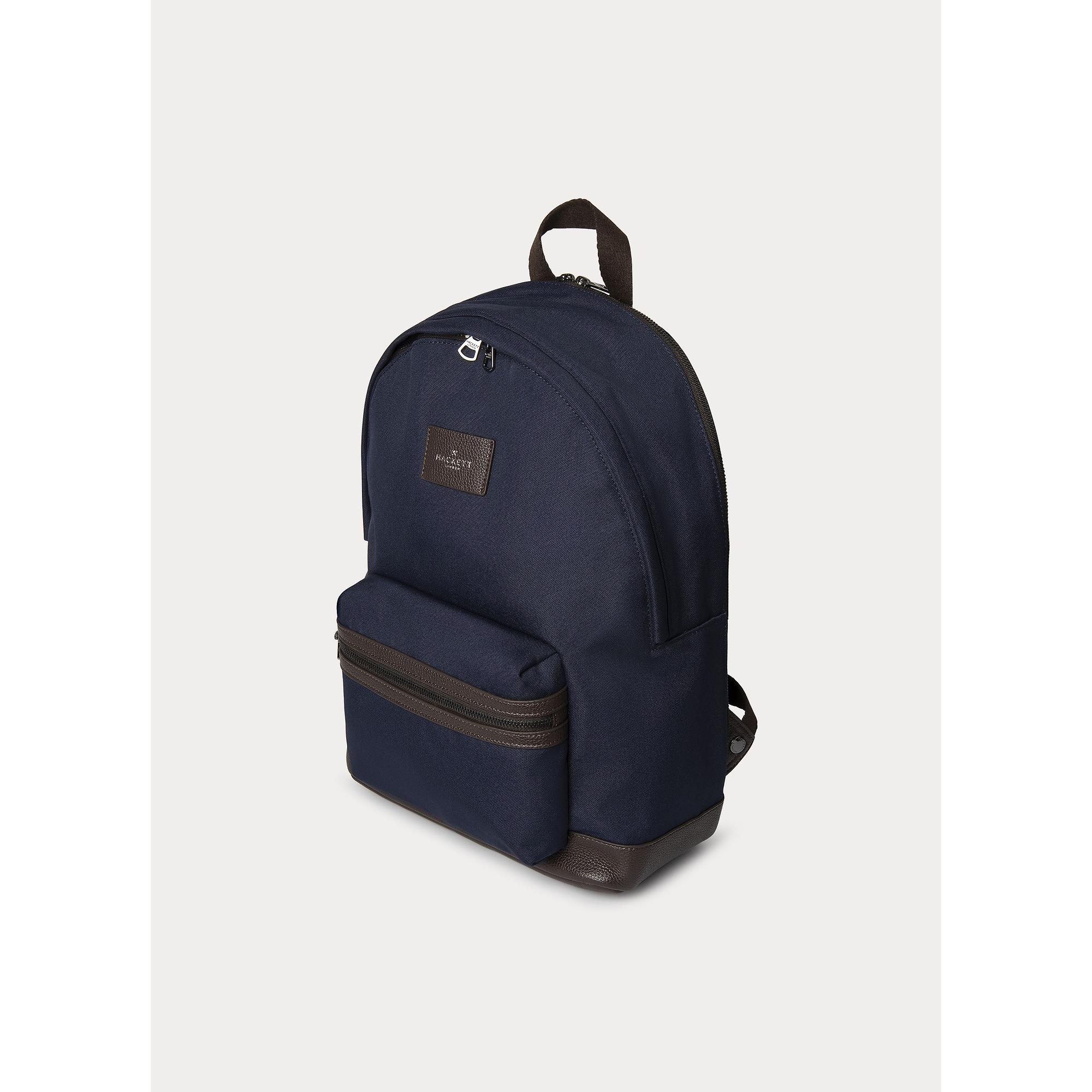 Product image 3 of 4 of Hackett Men's Canvas Backpack - Navy