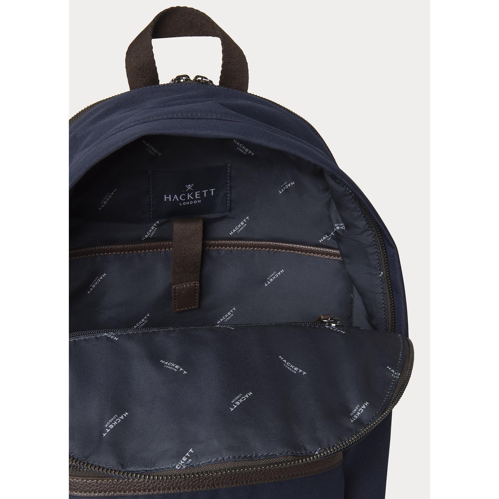 Product image 4 of 4 of Hackett Men's Canvas Backpack - Navy