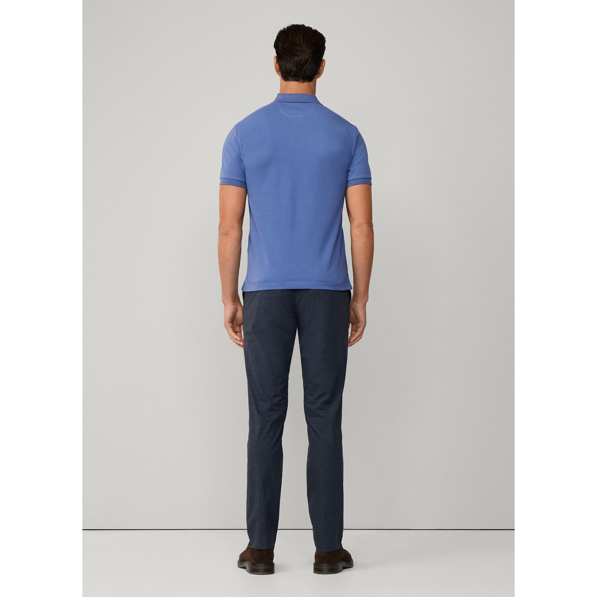 Product image 7 of 9 of Hackett Men's Slim Fit Short Sleeve Pique Polo - Eton Blue