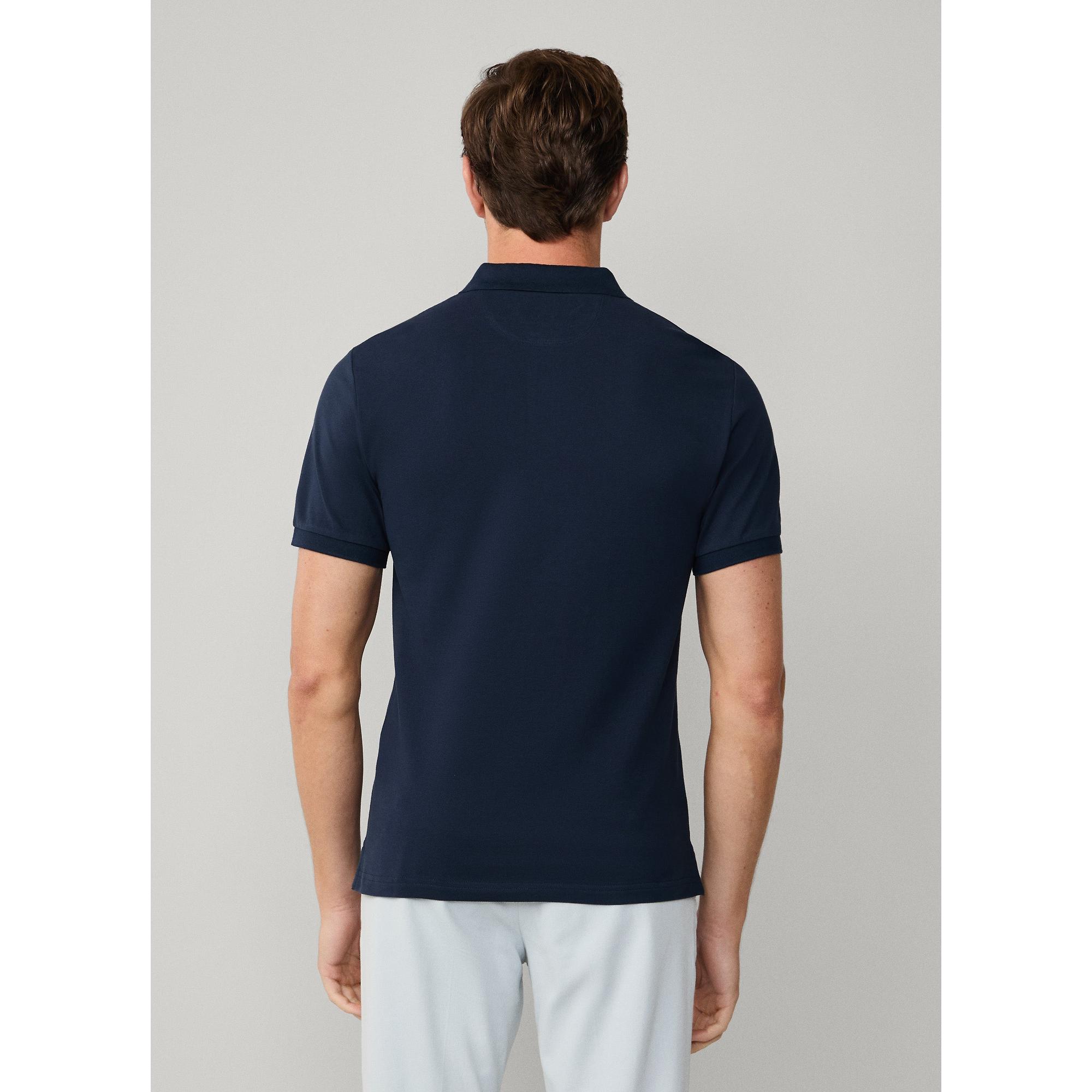 Product image 6 of 8 of Hackett Men's Slim Fit Short Sleeve Pique Polo Shirt - Navy